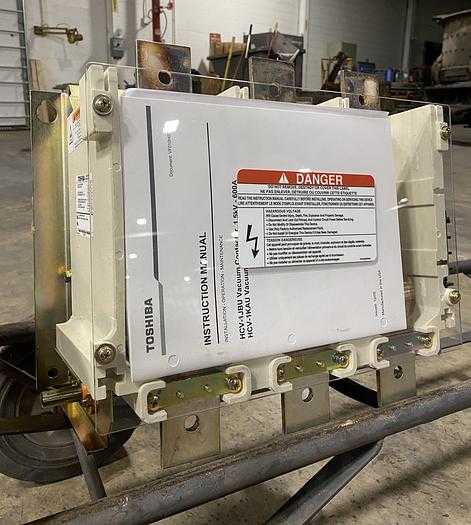 TOSHIBA HCV-1JBU LOW VOLTAGE VACUUM CONTACTOR 1500V 600A 42KA 100-240V AC/DC - AC CONTACTOR