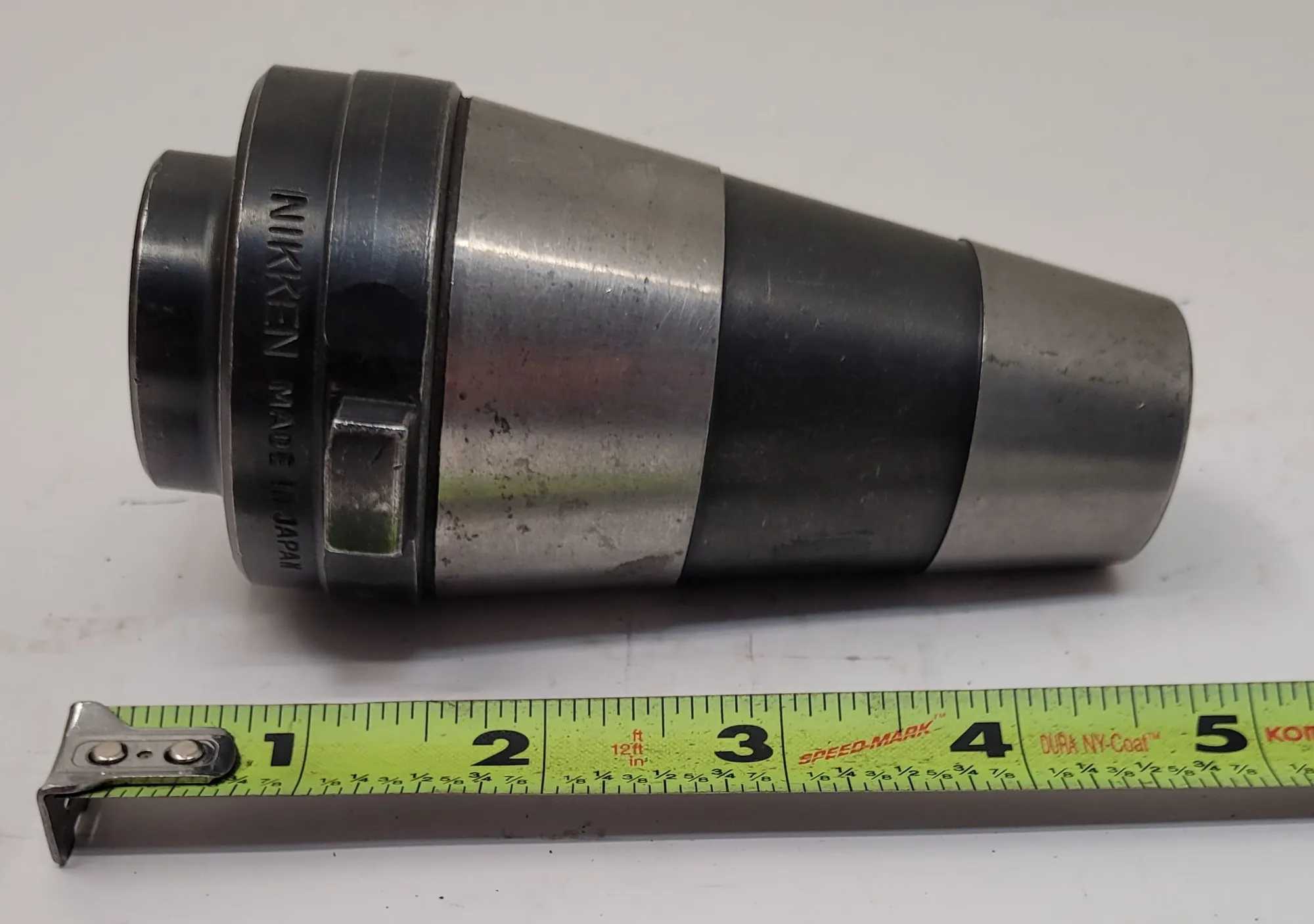 NIKKEN EC45-5/8 END MILL HOLDER CAT 45, OAL 4-3/4IN, BORE 5/8IN - MACHINE TOOLING