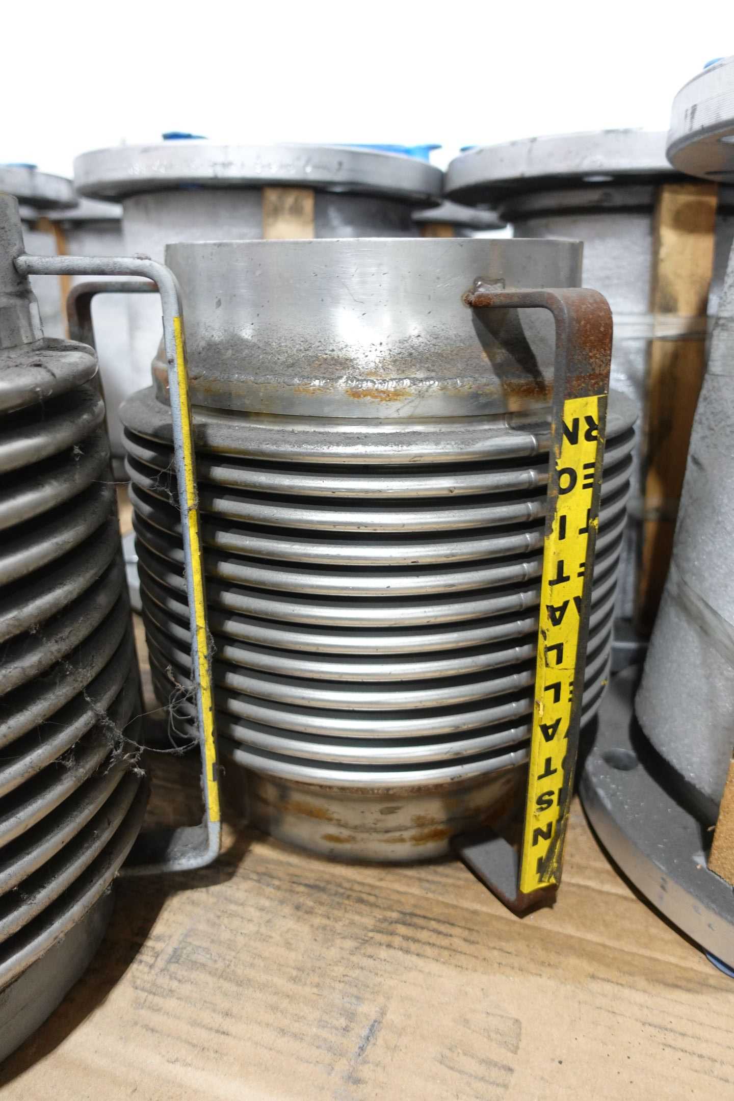 2 PALLETS OF 8" PIPE EXPANSION JOINTS - COUPLINGS, JOINTS, & HUBS