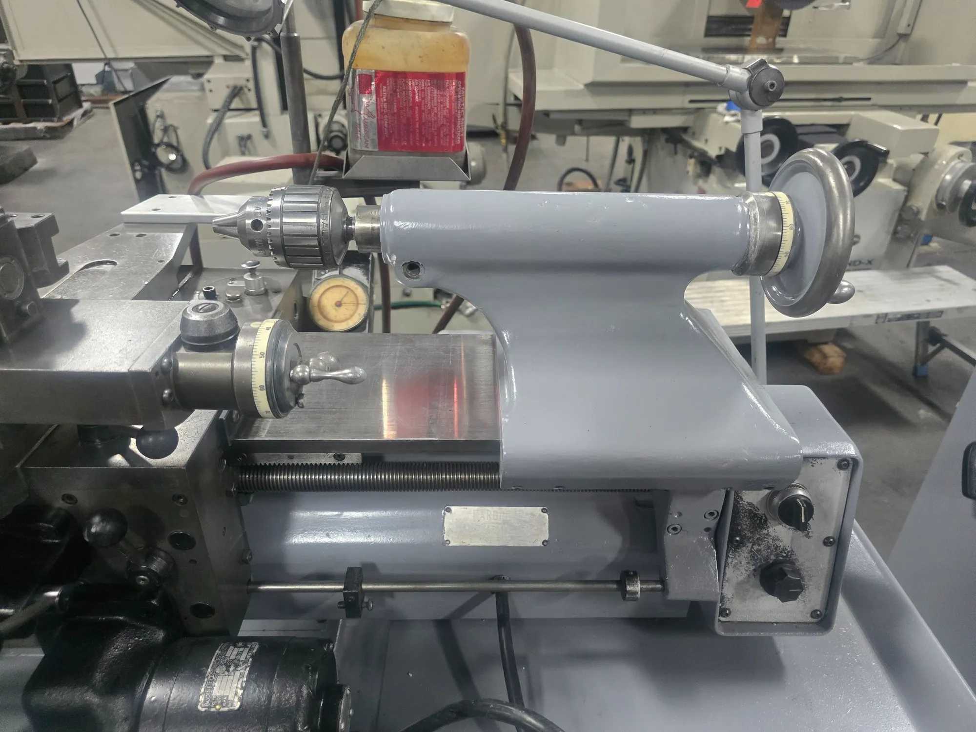 HARDINGE HLV-H WIDE BED TOOL ROOM LATHE, 11" SWING, 18-20" CENTERS, 1.5HP, 125-3000RPM - MANUAL LATHES