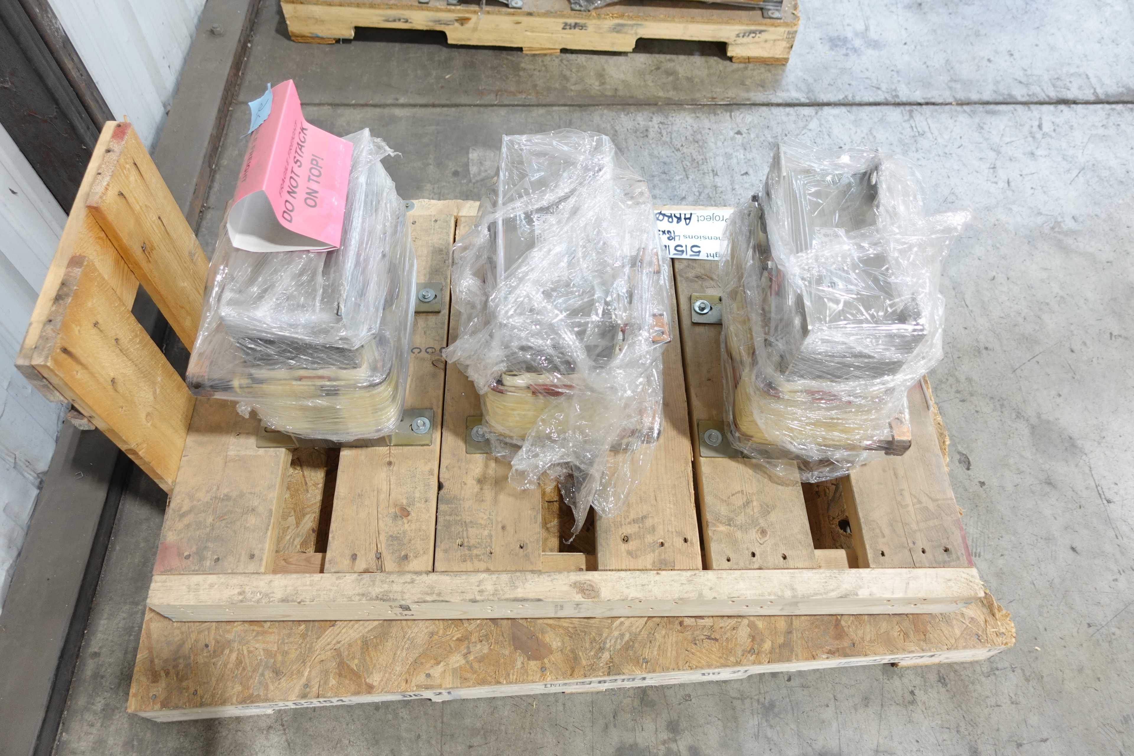 LOT OF 3 HPS CRX0412BC THREE PHASE LINE REACTORS - LINE REACTORS