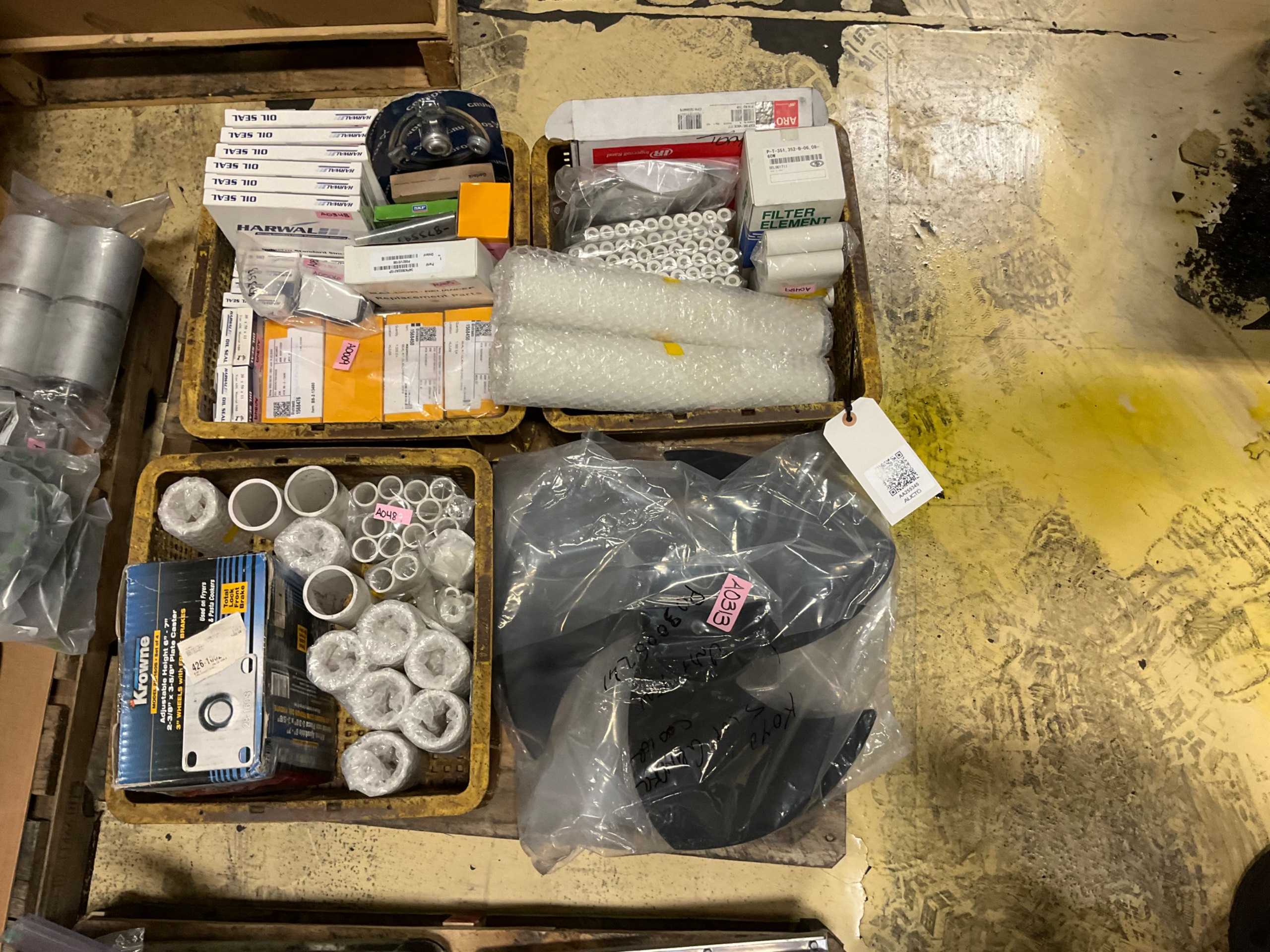 BULK QTY OF INDUSTRIAL PARTS - INDUSTRIAL PARTS