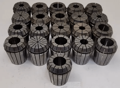 SHARS ER40 COLLETS – SET OF 21 – 1/8” – 15/16” COLLET SET - MACHINE TOOLING