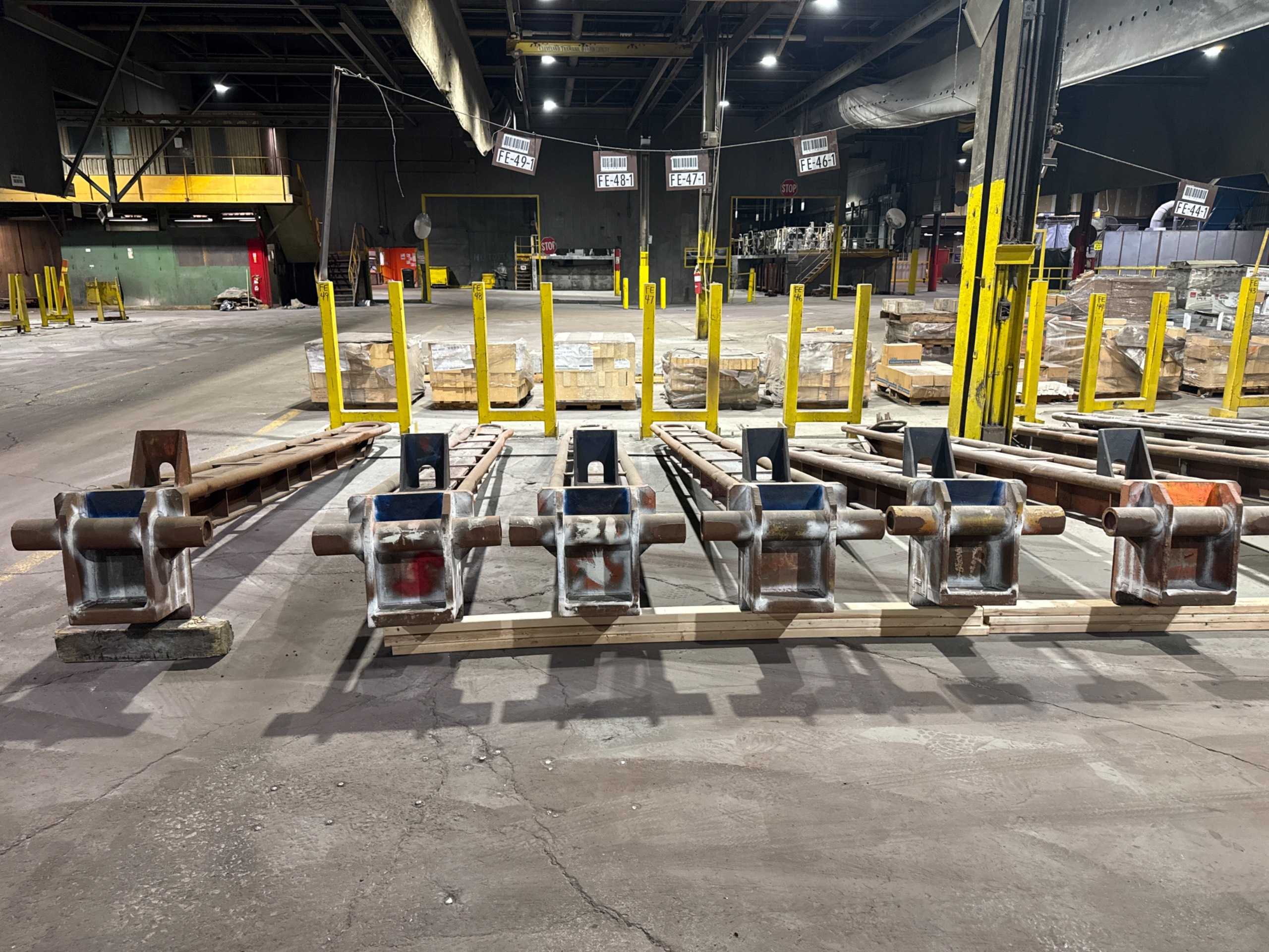 BULK QTY OF COIL HANDLING BEAMS - MATERIAL HANDLING EQUIPMENT