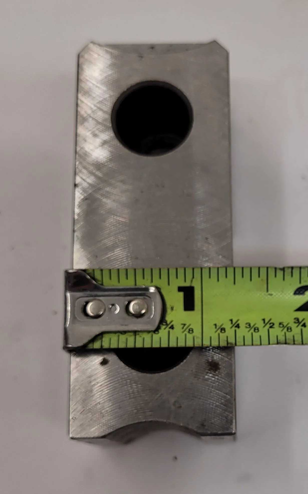 3-PIECE LATHE CHUCK JAWS, 3-3/8" X 1-1/2" X 1-1/4" DIMENSIONS, STAMPED 1-3 - MACHINE TOOLING