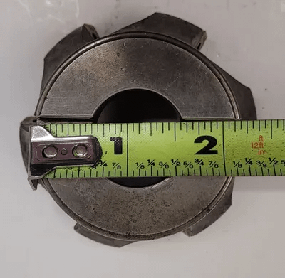 KENNAMETAL 3IN SHELL MILL - 6 FLUTE, 1.72IN OAL, 1IN ARBOR HOLE - MACHINE TOOLING