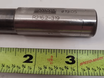 SANDVIK COROMANT R216.2-319 U-MAX SQUARE SHOULDER END MILL CUTTER 0.75 IN DIA. - MACHINE TOOLING