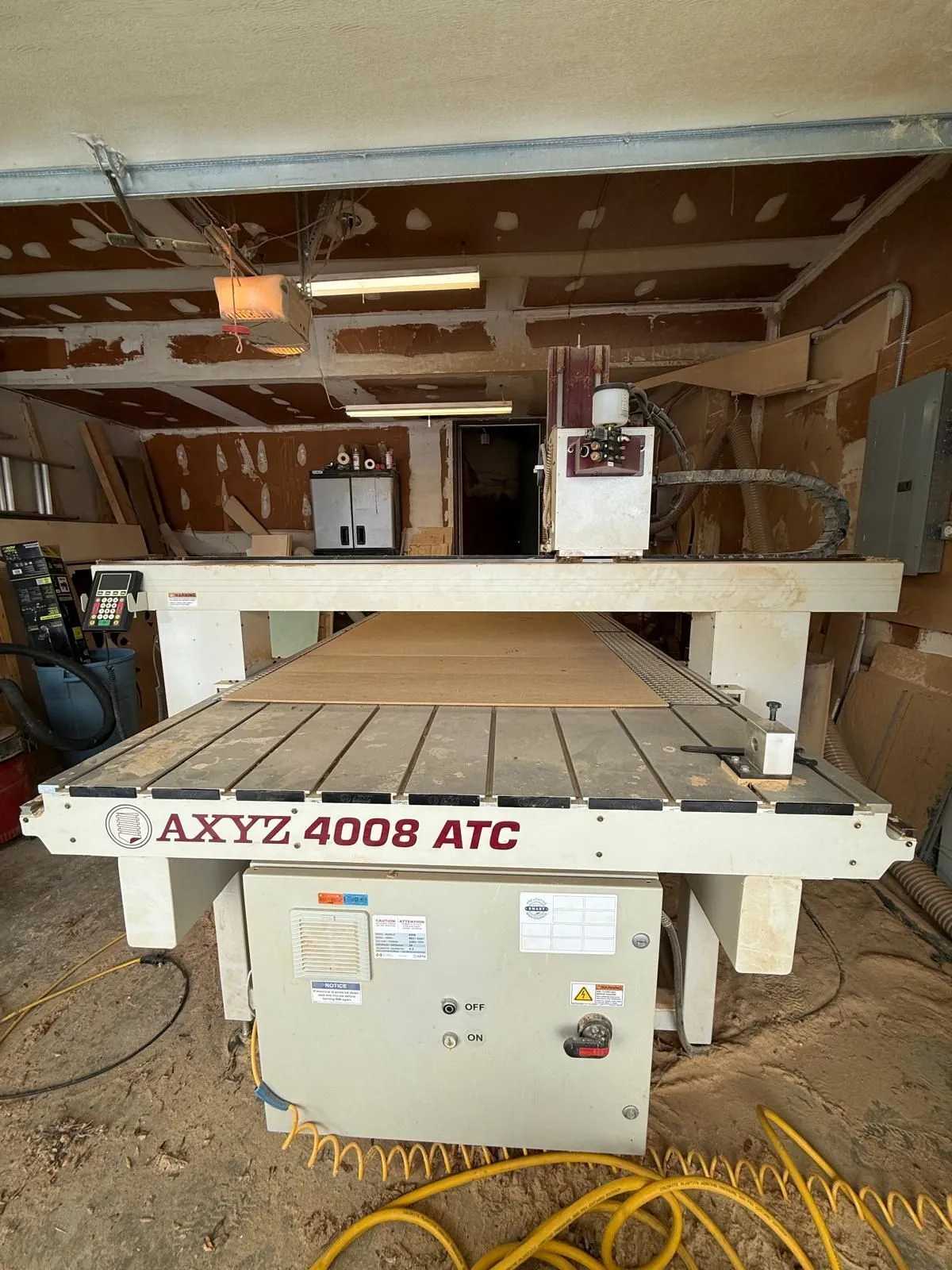 2016 AXYZ 4008 ATC CNC ROUTER 4X8 HSD 10.8HP SPINDLE ISO 30 ATC 220V - CNC ROUTERS