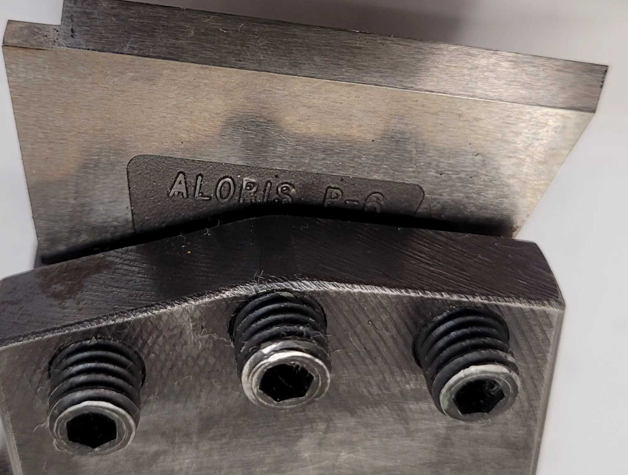 ALORIS CXA-8 THREADING TOOL HOLDER, 2-3/8" WEDGE, ALORIS P-6 CUTTER, 5" X 2" X 1-1/4" - MACHINE TOOLING