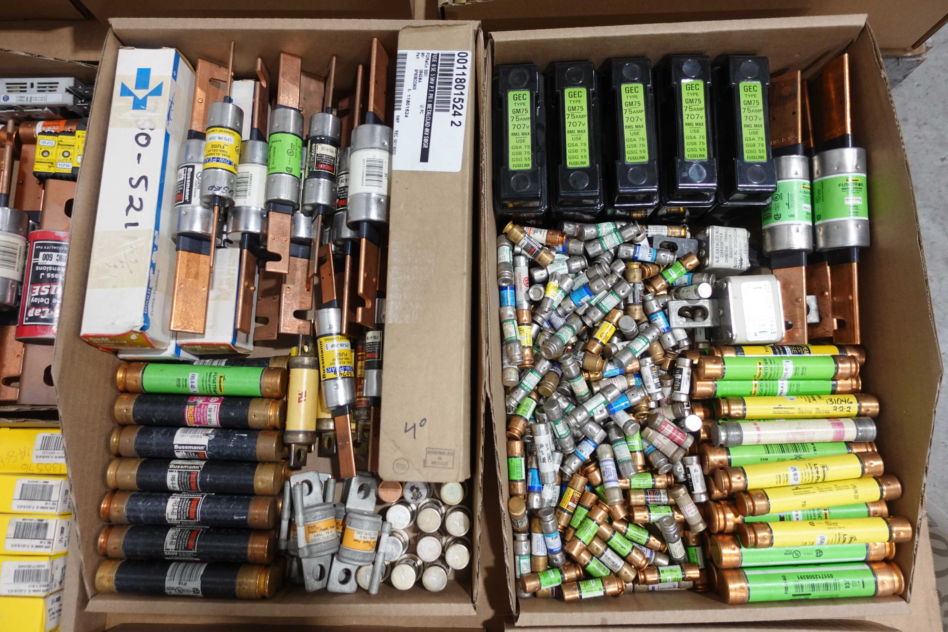SKU 1737055 - 2 PALLETS OF ASSORTED FUSES AND FUSE HOLDERS - FUSES