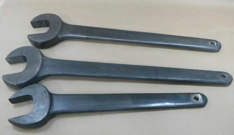 QTY 3 MARTIN USA OPEN END ENGINEER’S JUMBO WRENCH 18 3-1/2" 18A 3-3/8" 16A 2-15/16" - HAND TOOL