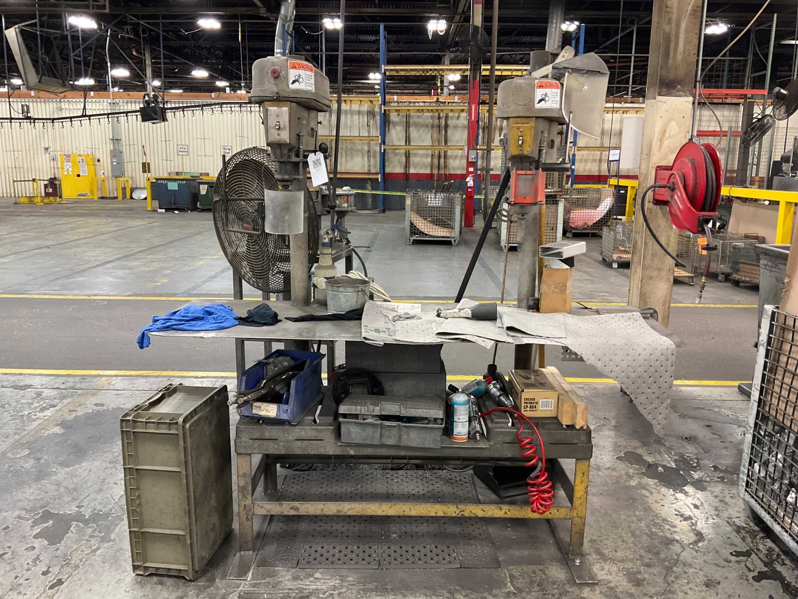 QTY 2: UPRIGHT DRILL PRESS - UPRIGHT DRILL PRESSES