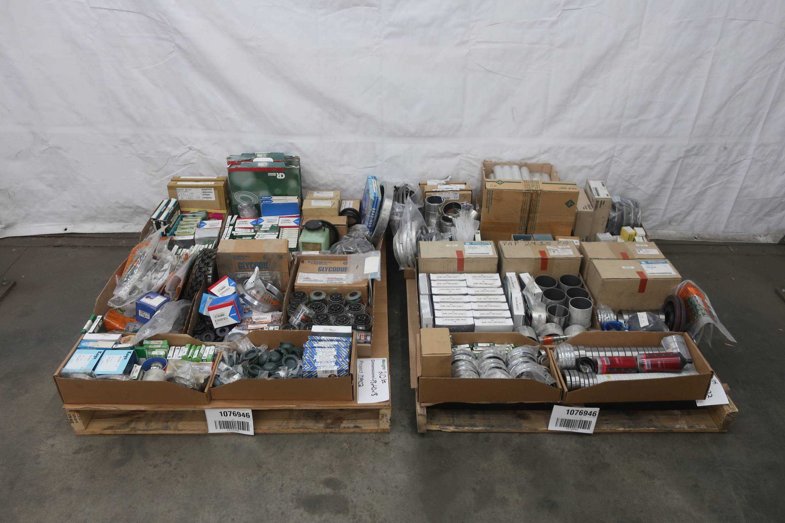 2 PALLETS OF ASSORTED POWER TRANSMISSION REPLACEMENT PARTS - POWER TRANSMISSION