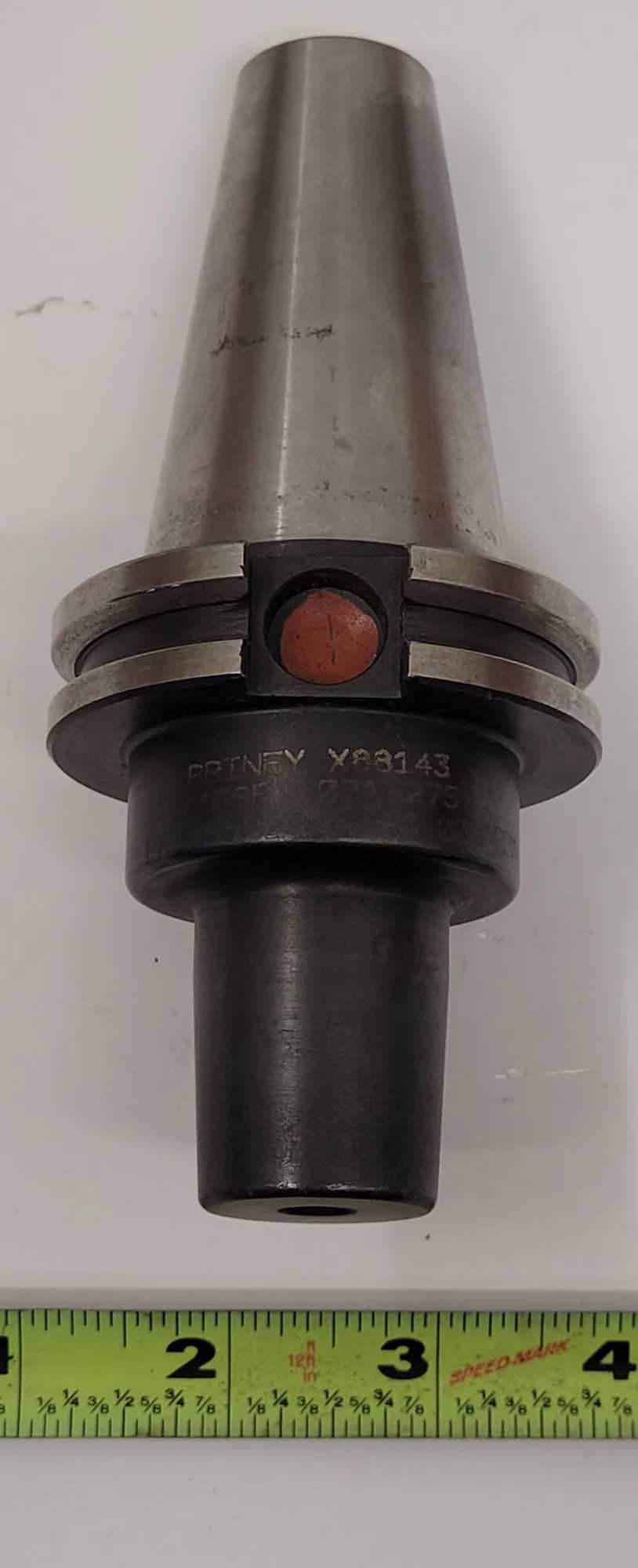BRINEY TOOL HOLDER V40SE-031-275 CAT40 OAL: 5.42IN PROJECTION: 2.75IN BORE OD: 1.0IN - MACHINE TOOLING