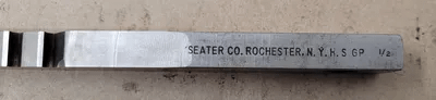 DAVIS 1/2 KEYSEATER BROACH – WIDTH 1/2”, HEIGHT 7/8”, PITCH 1/2", LENGTH 20” OAL - MACHINE TOOLING