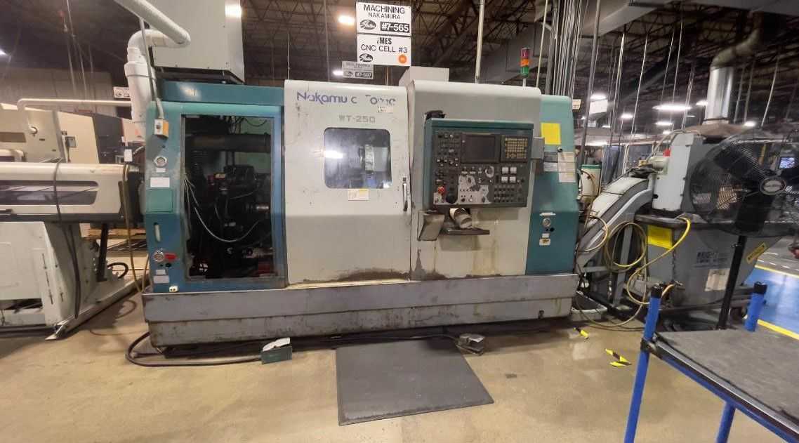 2001 NAKAMURA-TOME WT-250 CNC LATHE - CNC LATHES