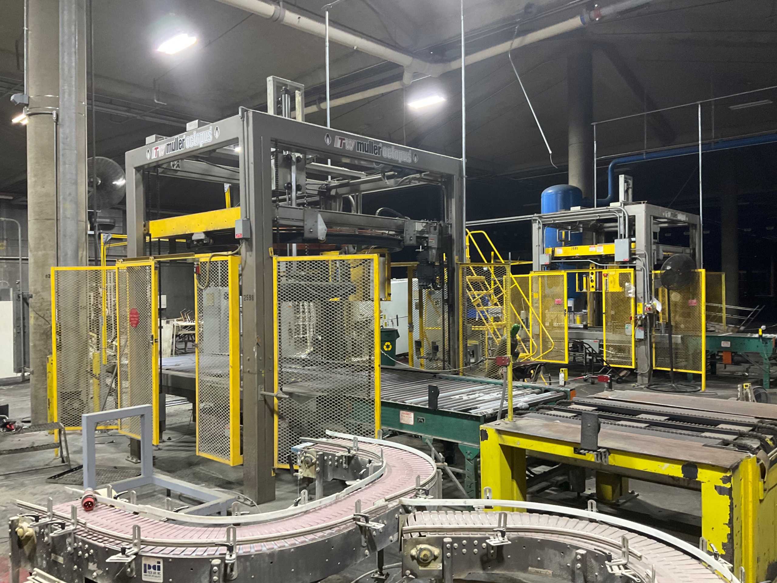 ITW MULLER 606 BFT OCTOPUS STRETCH WRAPPING MACHINE - PACKAGING