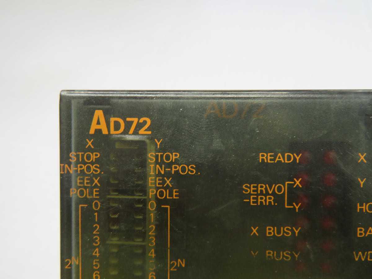 MITSUBISHI AD72, CONTROLS PLCS, 2 CHANNELS, 12 BIT RESOLUTION, 2 MS CONVERSION SPEED, 0.2A, 5V POWER - PLC MODULES