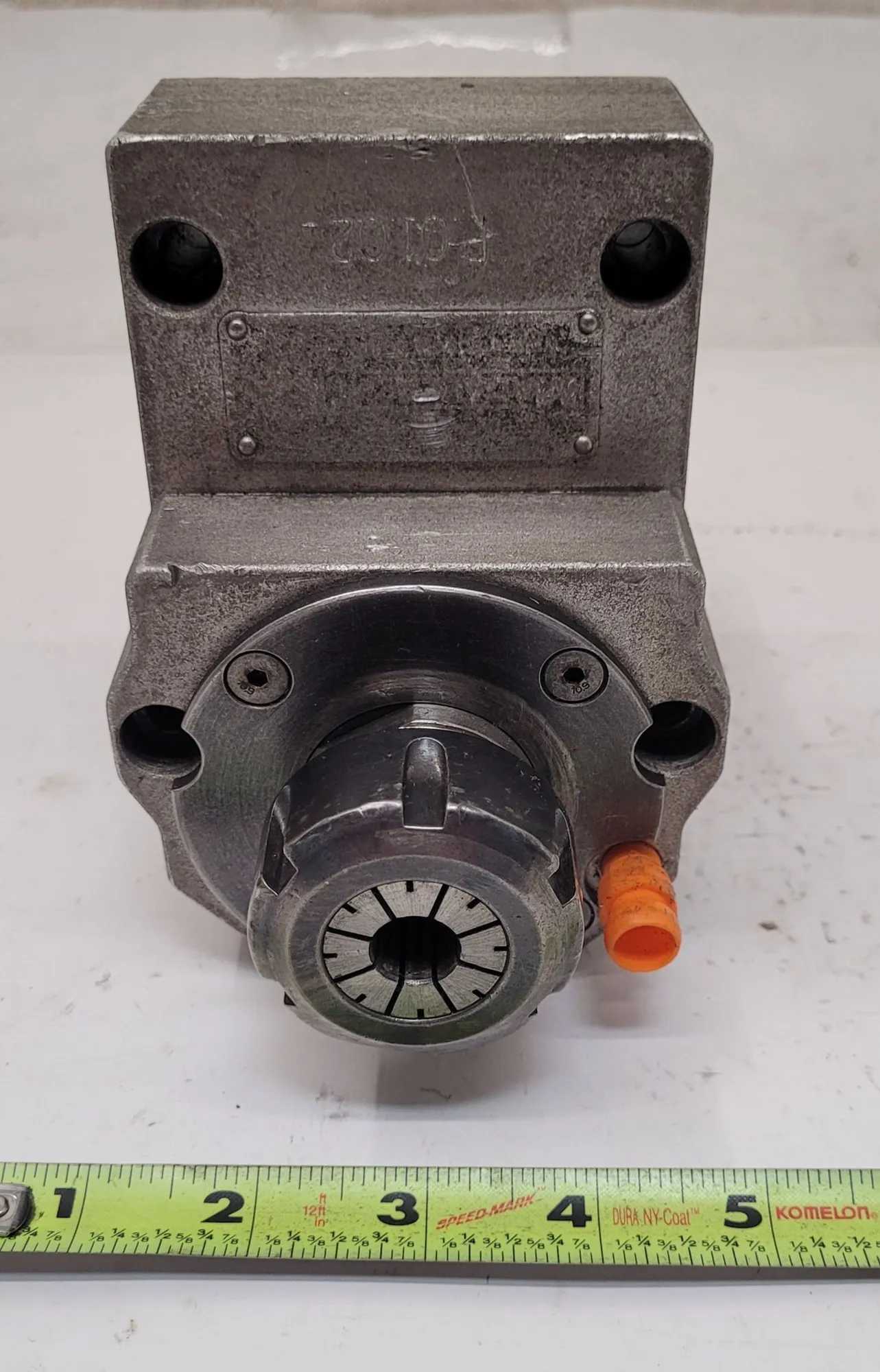 VDI 60 OFFSET LIVE TOOL HOLDER OAL: 9" W: 4" H: 6" NUT DIA: 2" BORE DIA: 1.25" - MACHINE TOOLING