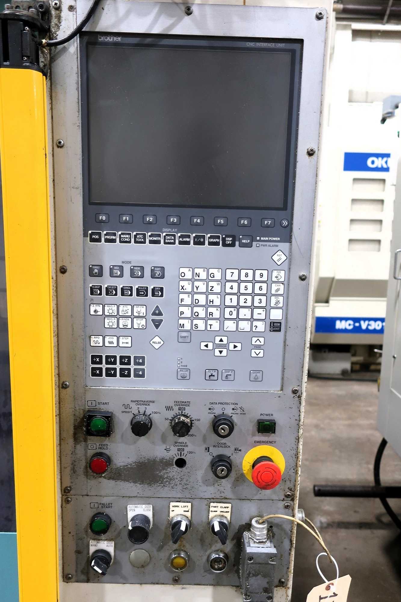 2012 BROTHER TC-R2B CNC DRILL TAP CENTER, 10,000 RPM, #30 TAPER, 15 HP - VERTICAL MACHINING CENTERS