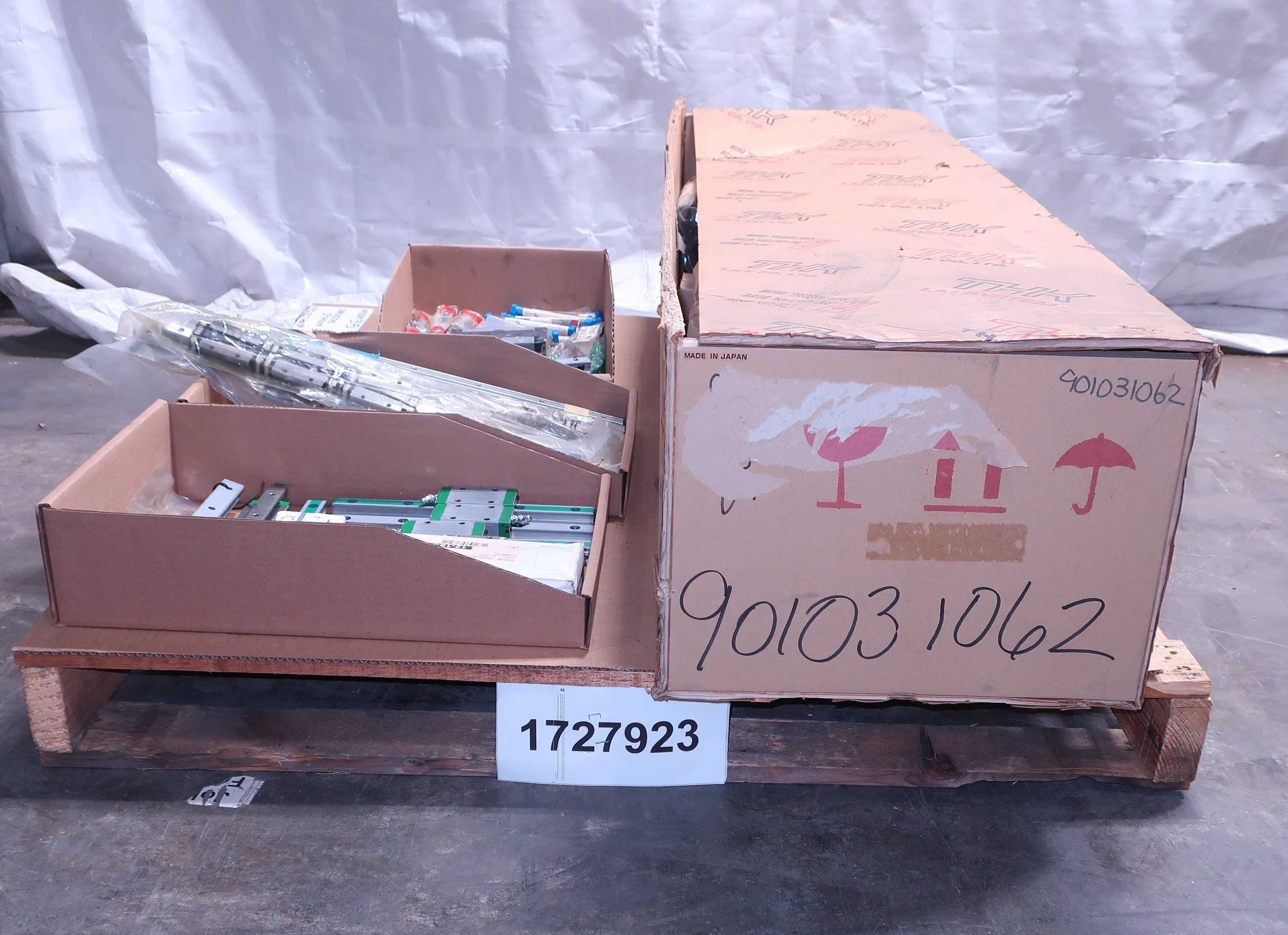 SKU 1727923 - PALLET OF ASSORTED LINEAR BEARINGS, THK, THOMSON, INA - LINEAR BEARING