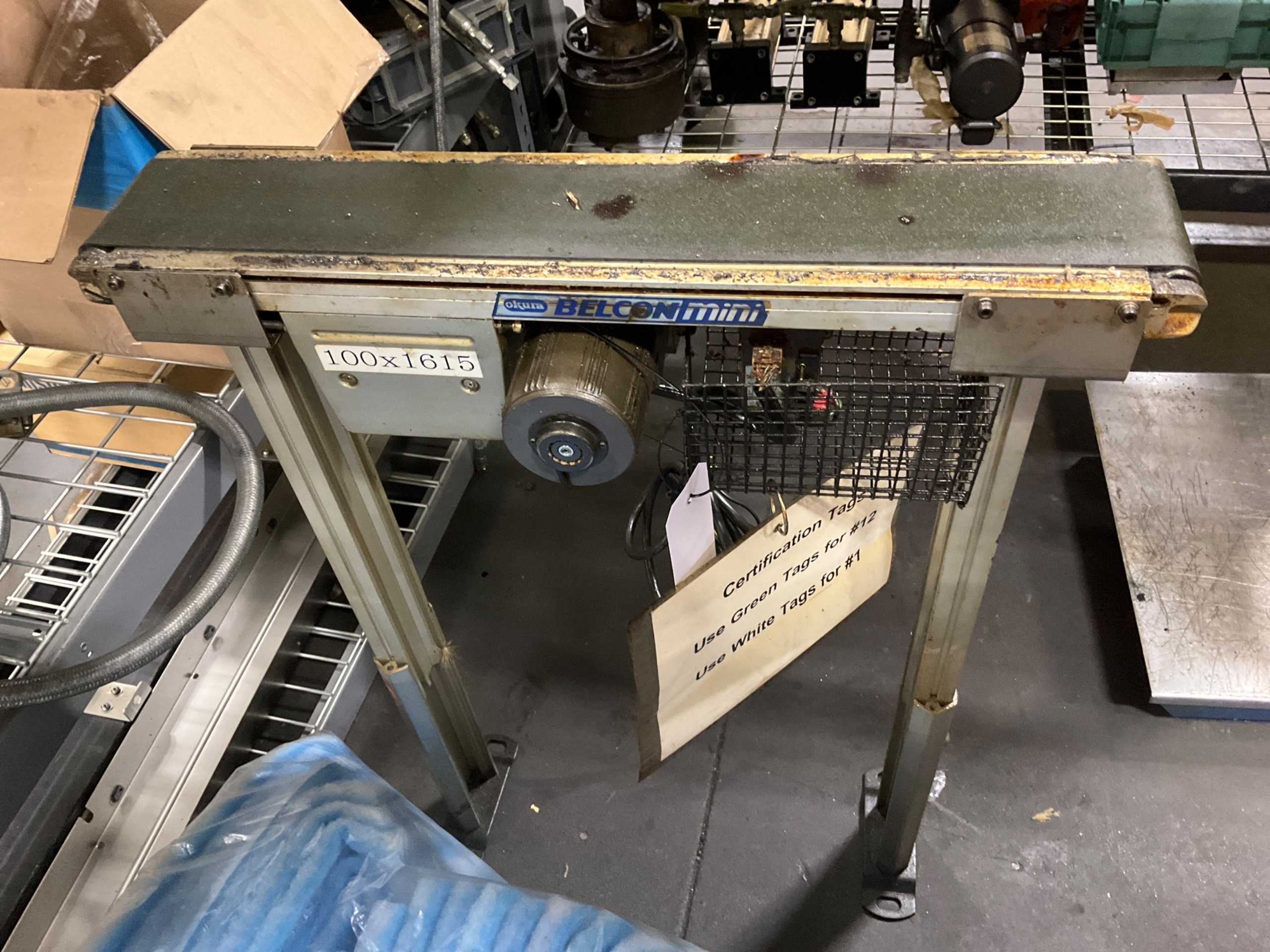 OKURA BELCON MINI CONVEYOR - BELT CONVEYOR