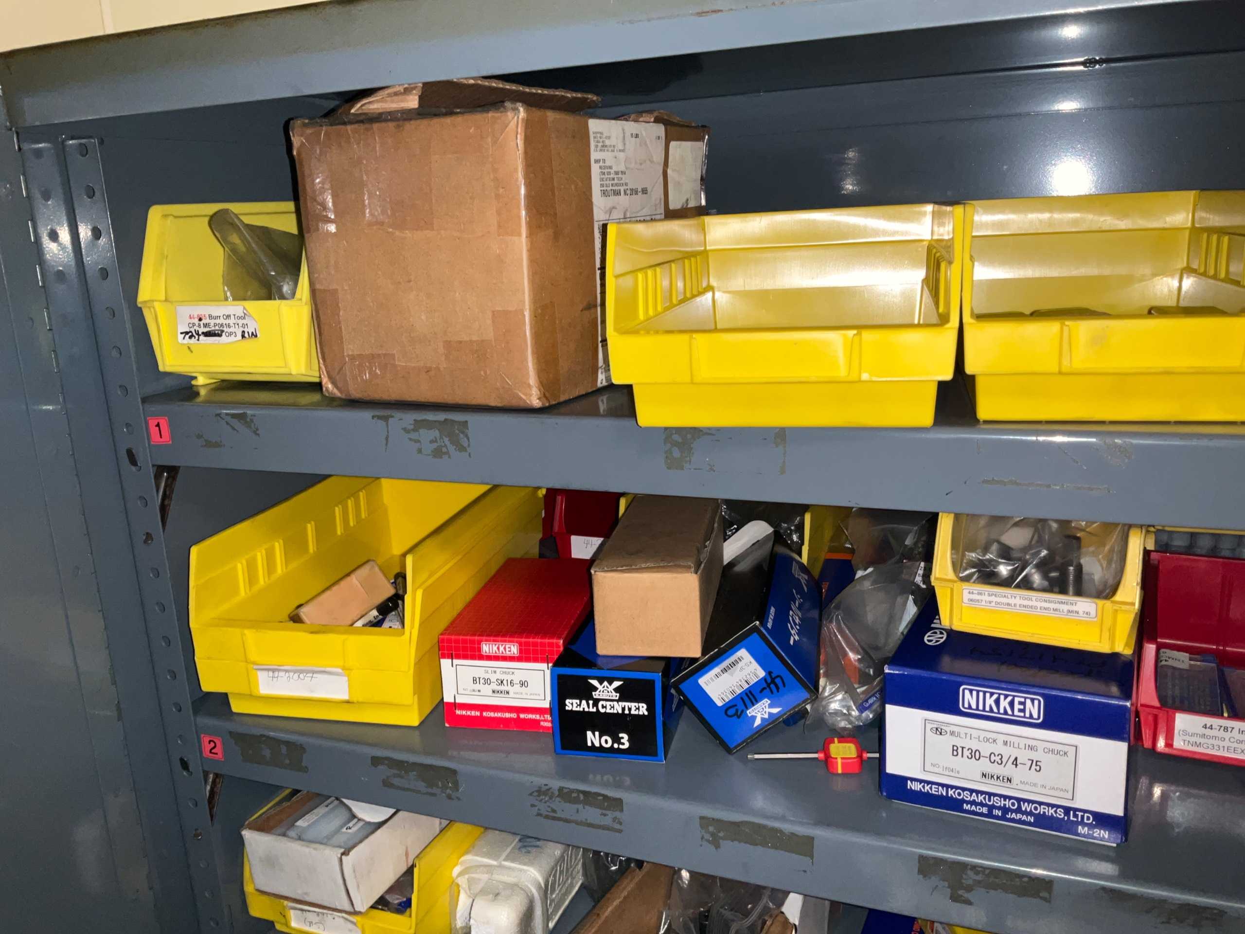 FREE STANDING STORAGE CABINET WITH CONTENTS - FREE STANDING STORAGE CABINET