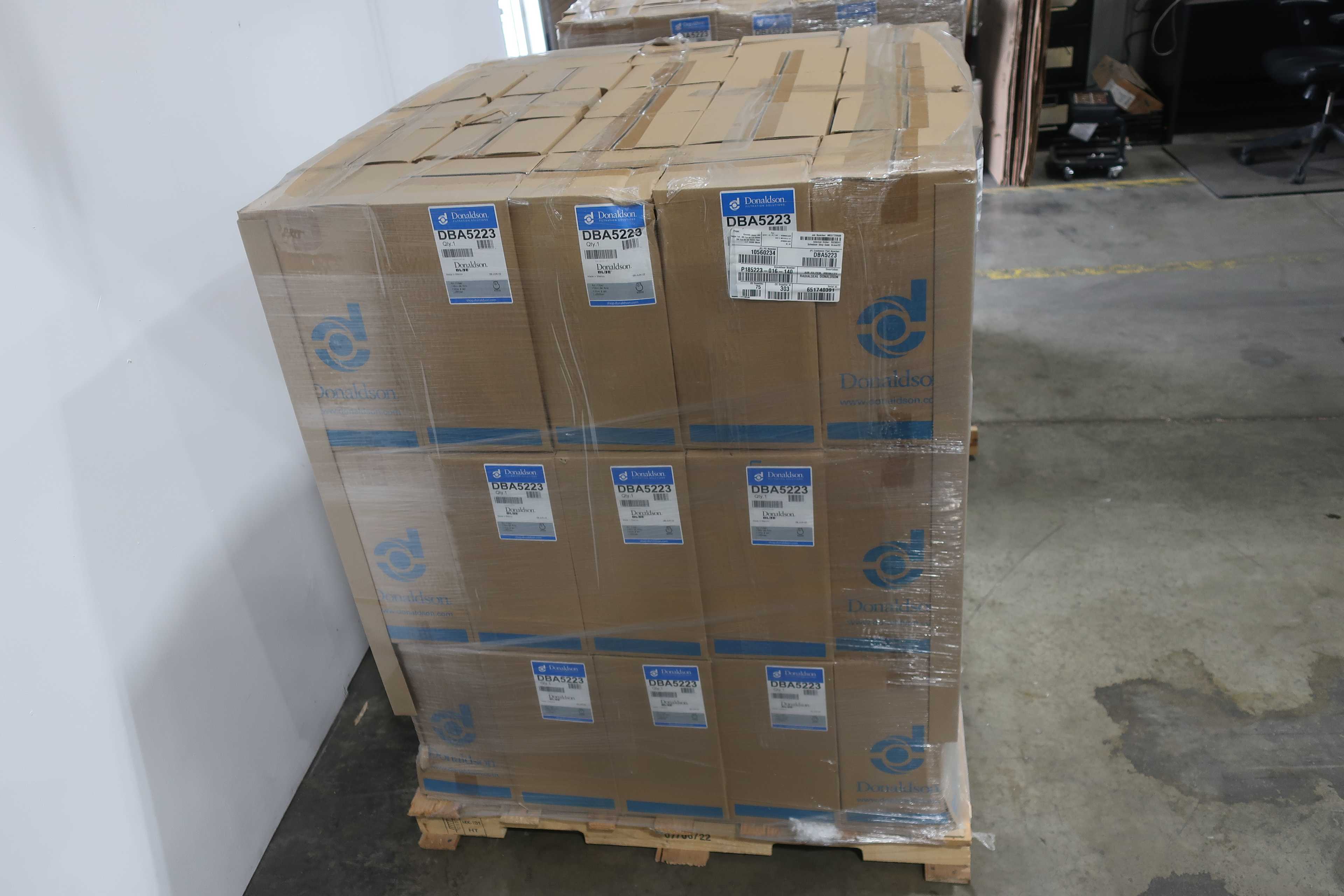 SKU 1761572 - 2 PALLETS OF DONALDSON DBA5223 PNEUMATIC FILTERS - PNEUMATIC FILTER