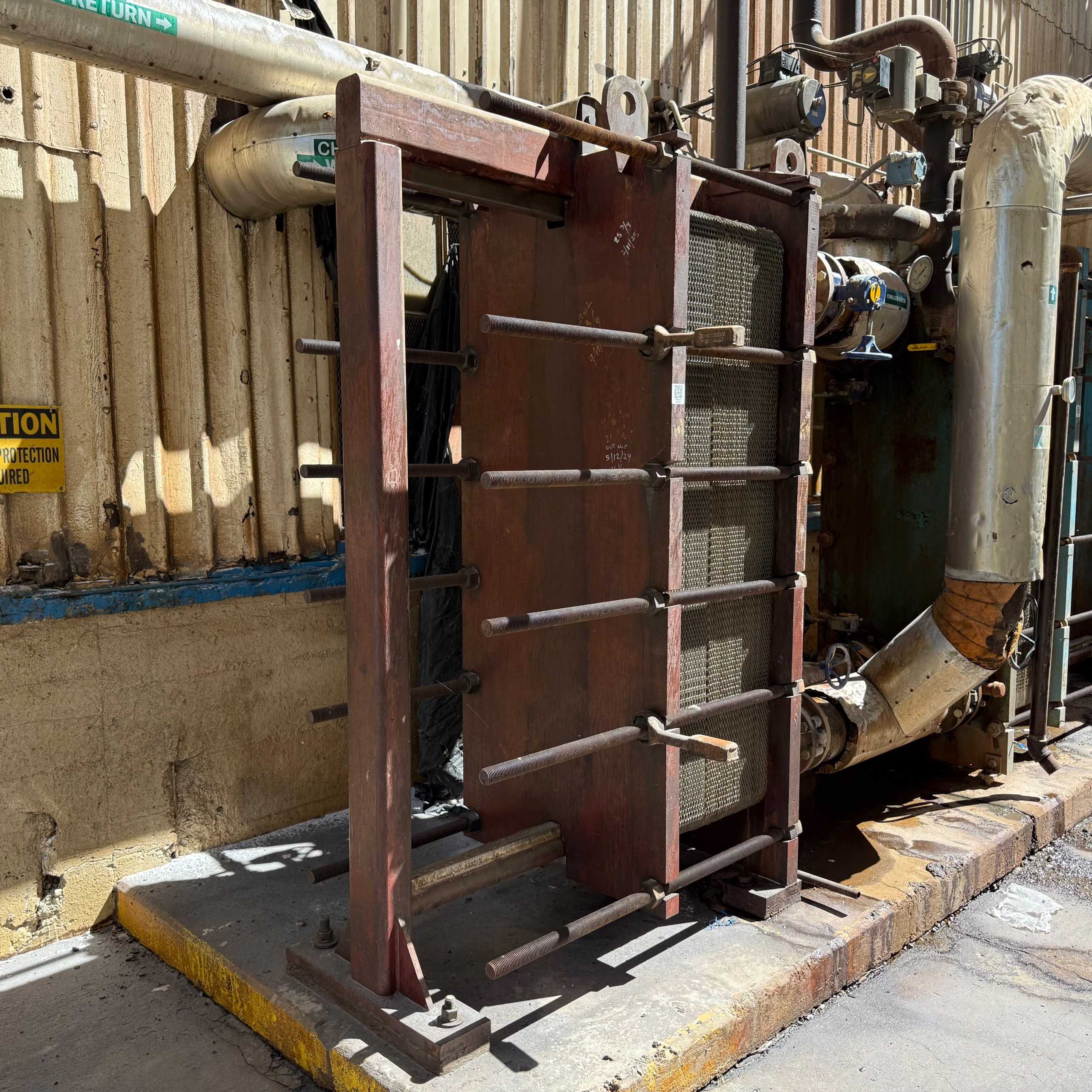 1976 AMERICAN HEAT RECLAIMING CORP. HEAT EXCHANGER - PLATE HEAT EXCHANGER