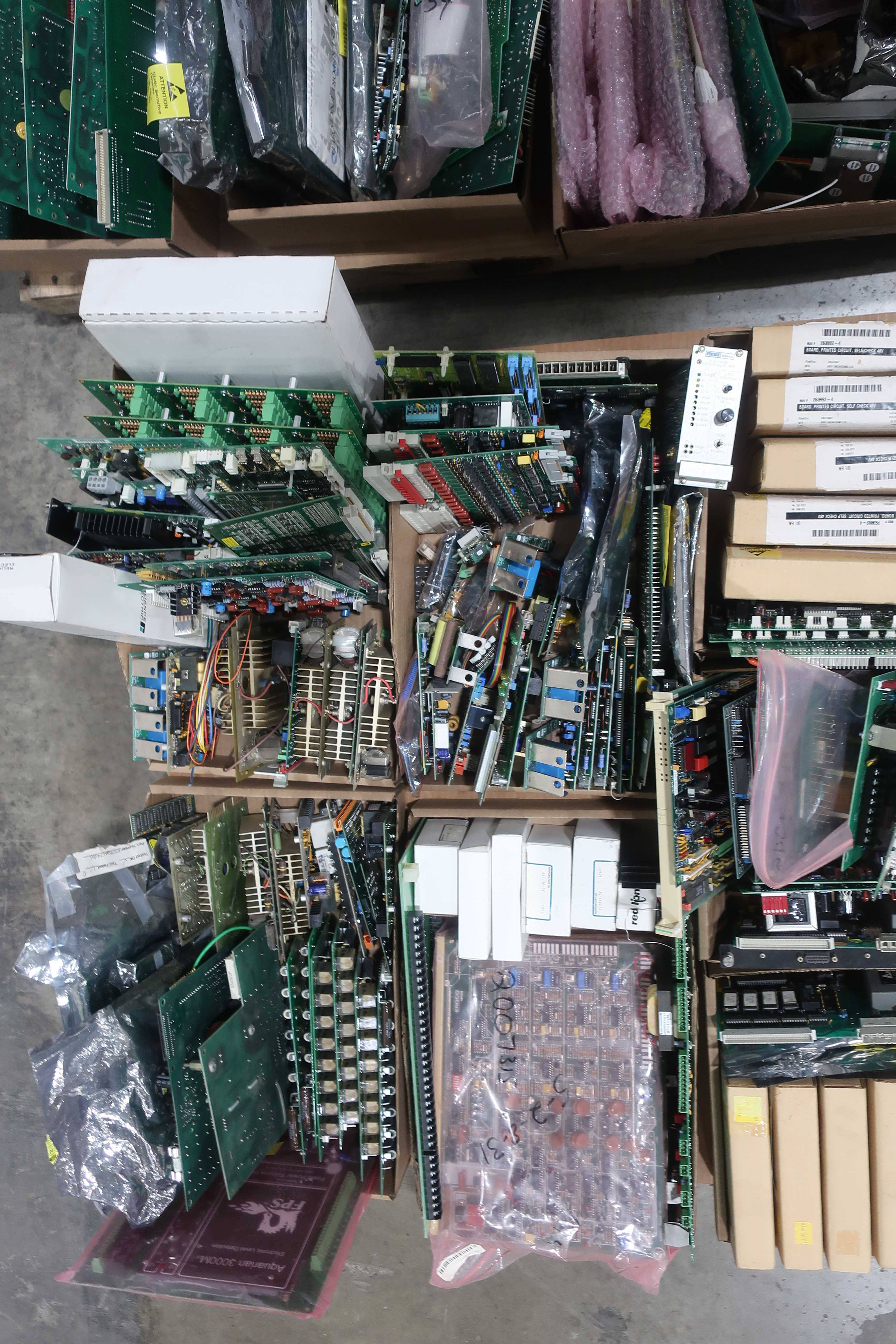 SKU 1739347 - 3 PALLETS OF ASSORTED PCB CIRCUIT BOARDS - PCB CIRCUIT BOARDS