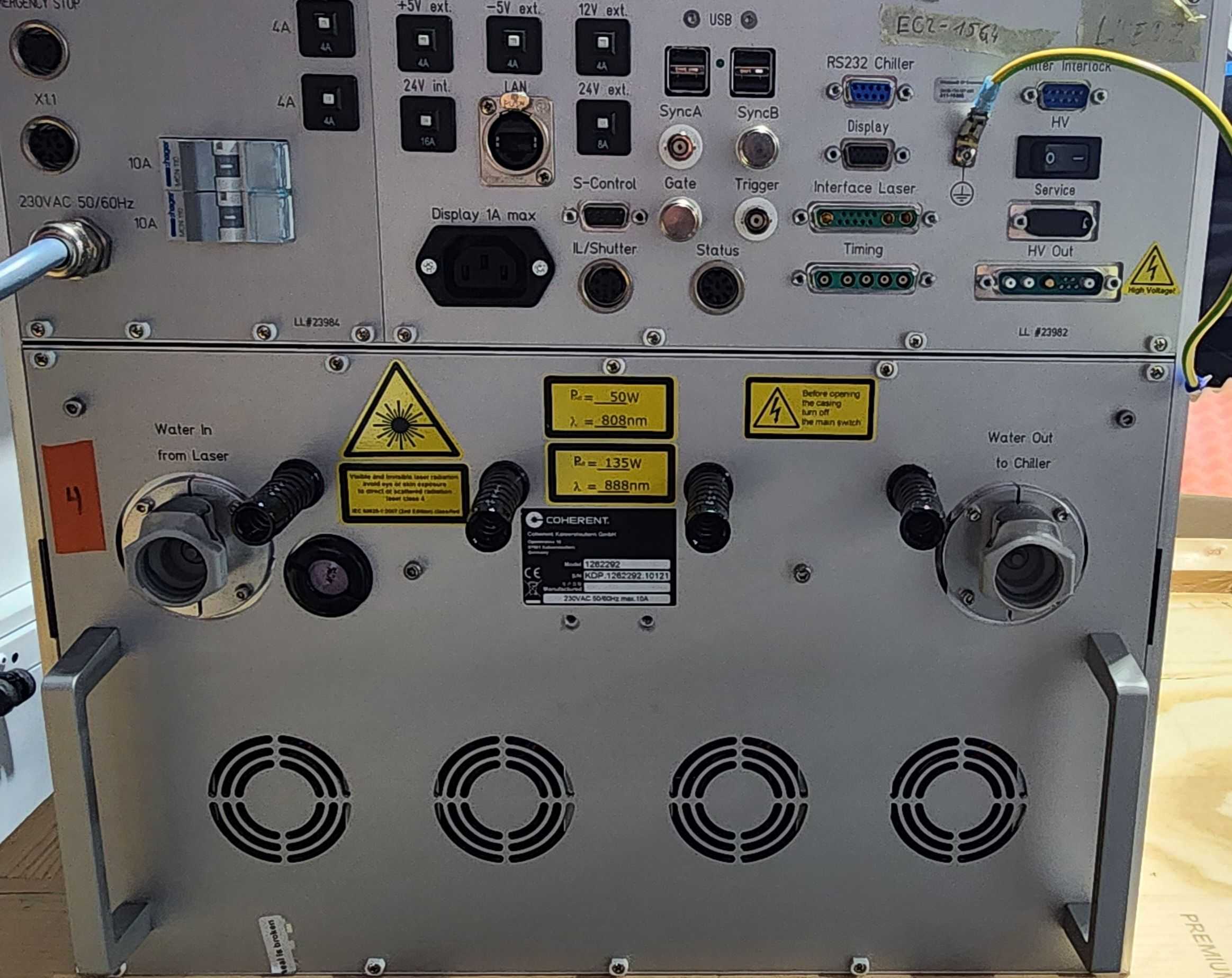 COHERENT 1262292 LASER AMPLIFIER - PROCESS EQUIPMENT