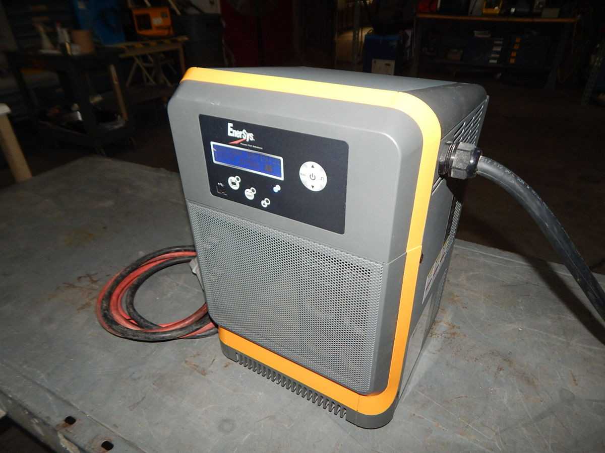 ENER SYS E13-HL=4Y FORKLIFT BATTERY CHARGER, 480V INPUT, 36V OUTPUT, 1000 AH MAX CAPACITY - UPS BATTERY