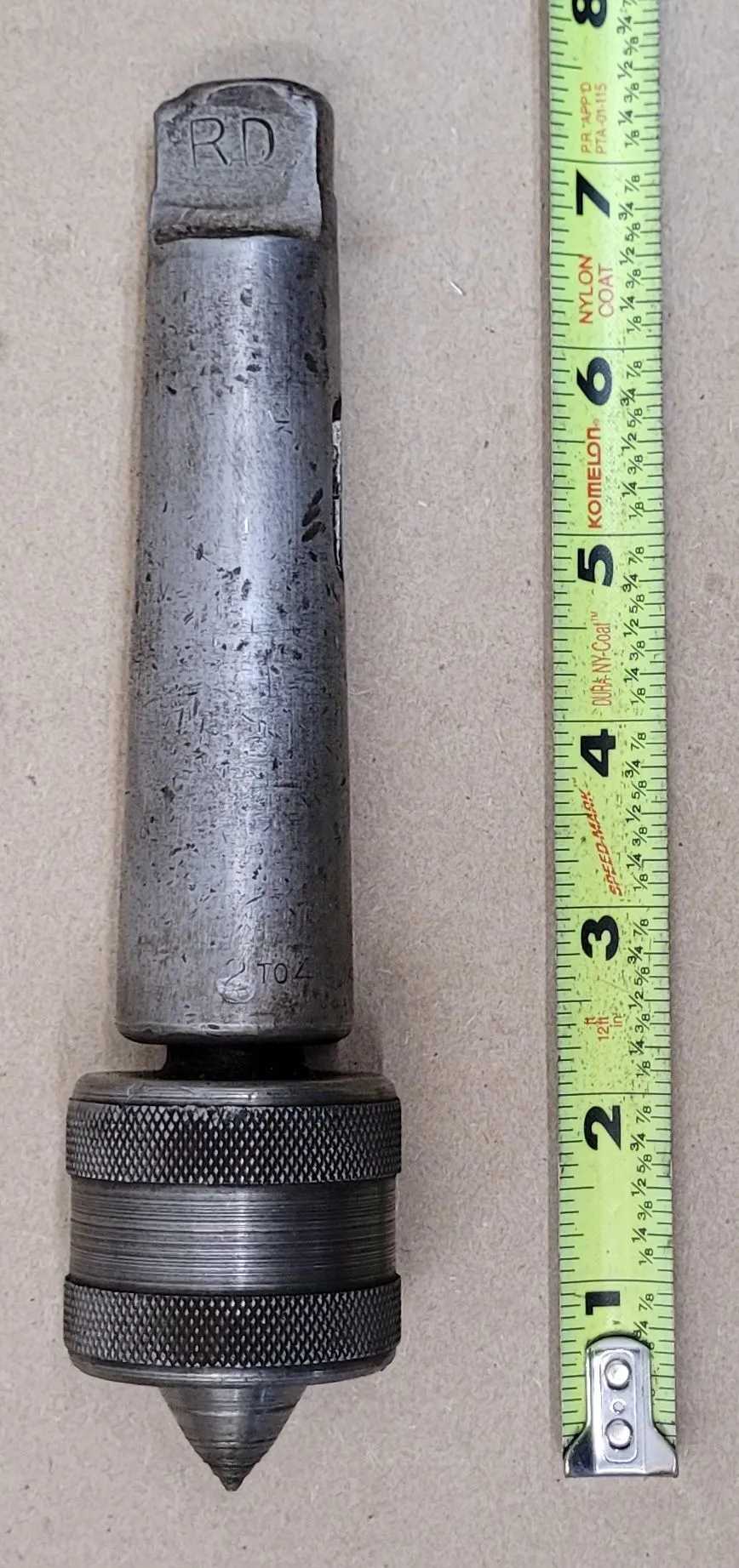 LIVE CENTER, 4MT SHANK, 2-4MT SLEEVE, 7-3/8" OAL - MACHINE TOOLING