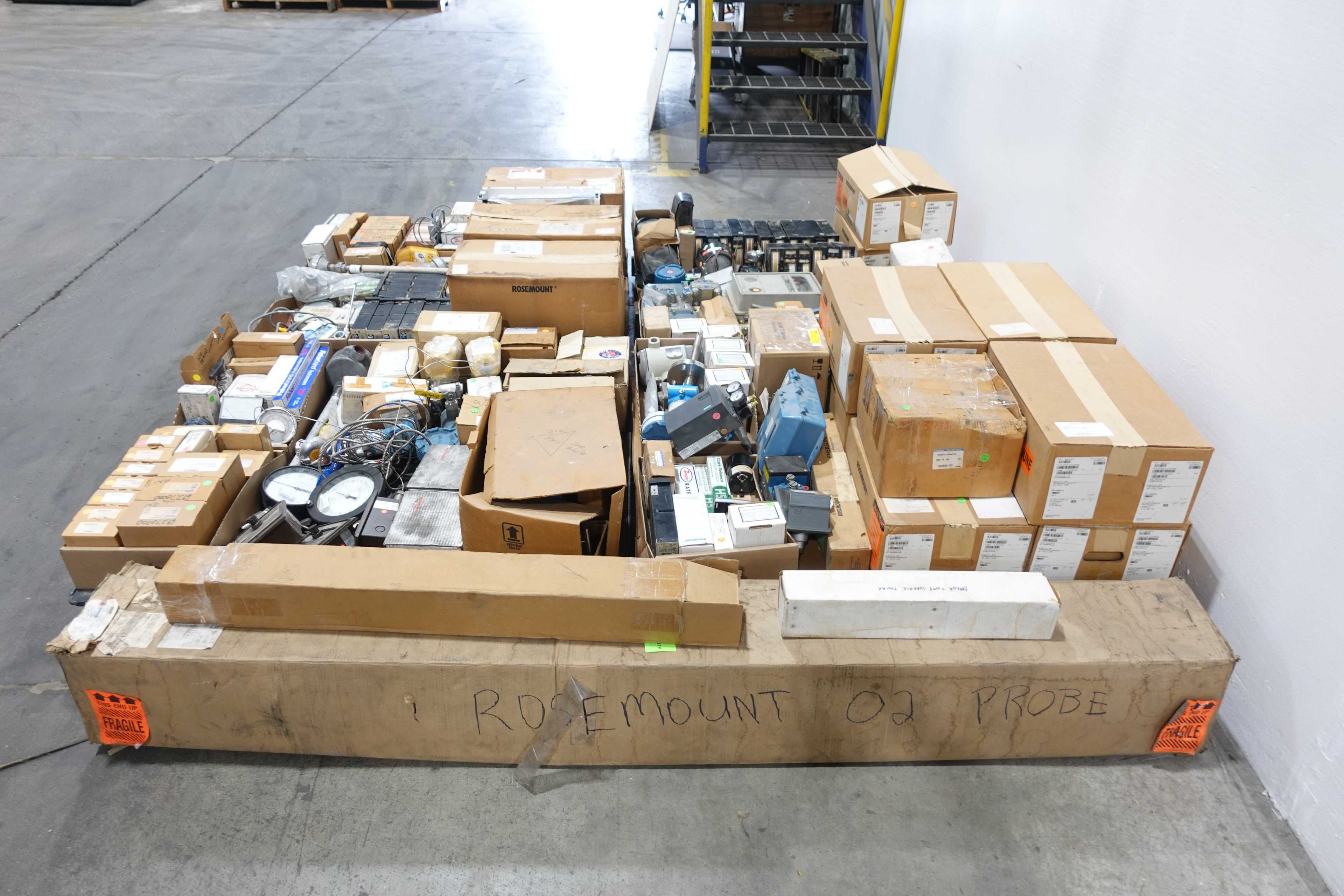4 PALLETS OF ASSORTED INSTRUMENTATION - INSTRUMENTATION