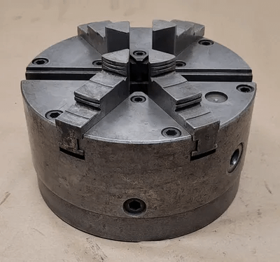 BUCK 4862 ADJUST-TRU – 6 JAW CHUCK – 8” OVERALL DIAMETER – D1-6 BACK MOUNT - MACHINE TOOLING