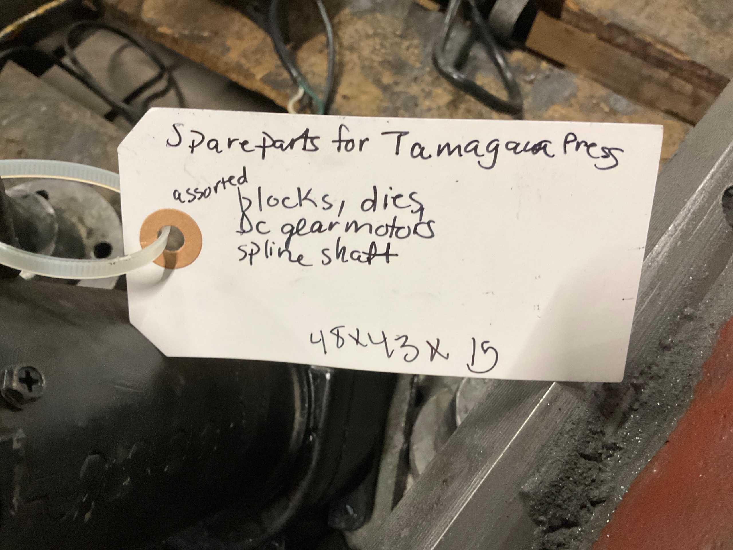 BULK QTY OF PRESS PARTS - PRESS BRAKE TOOLING