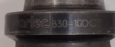 PARLEC B30-10DC3 TOOL HOLDER, CAT30 TAPER TYPE, OAL 5.82IN, BORE ID .75IN - MACHINE TOOLING