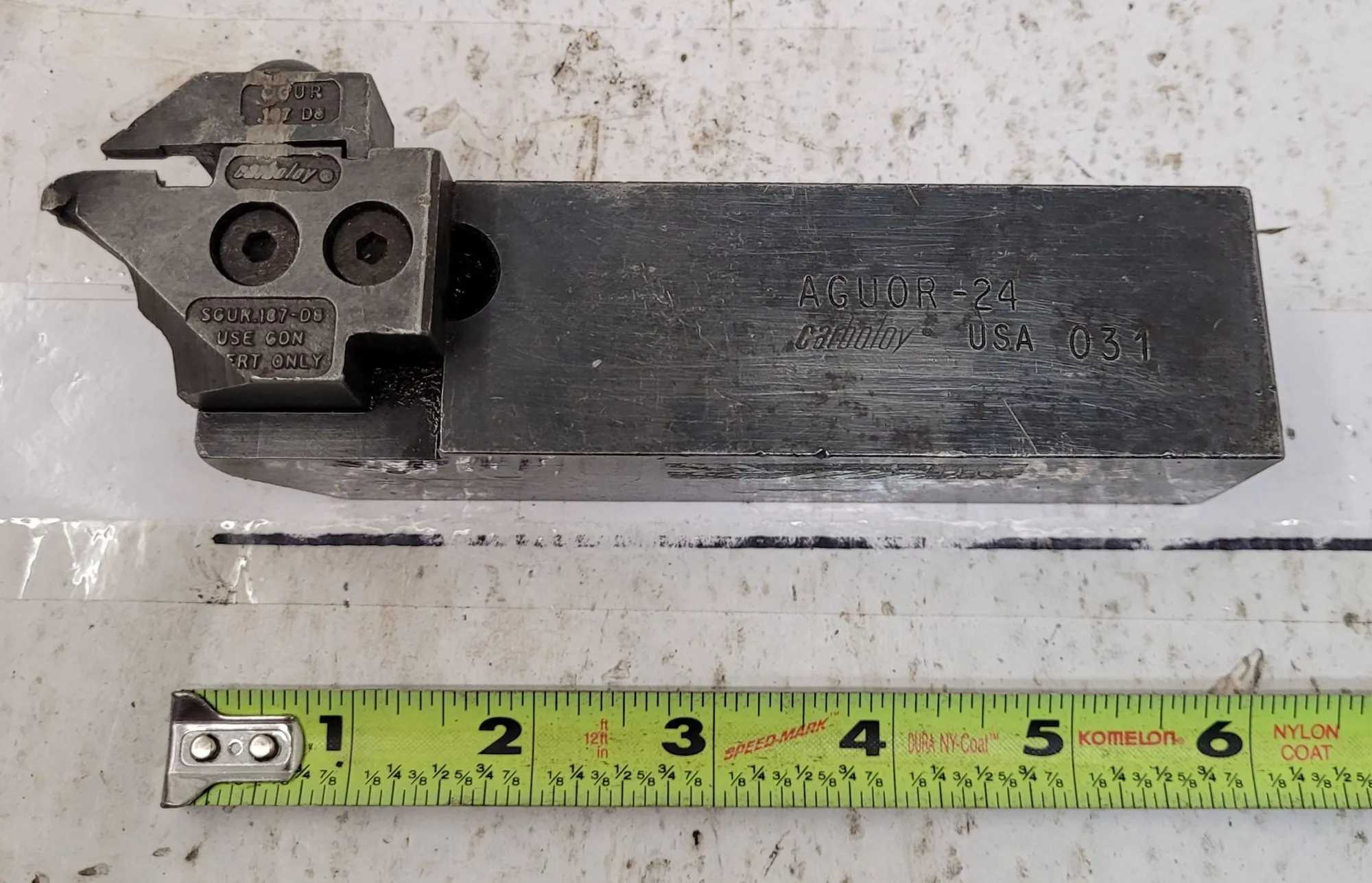 CARBOLOY 4096551-157/D-101110 INDEXABLE END MILL W/ CAT 40 TAPER - MACHINING TOOLING & PARTS