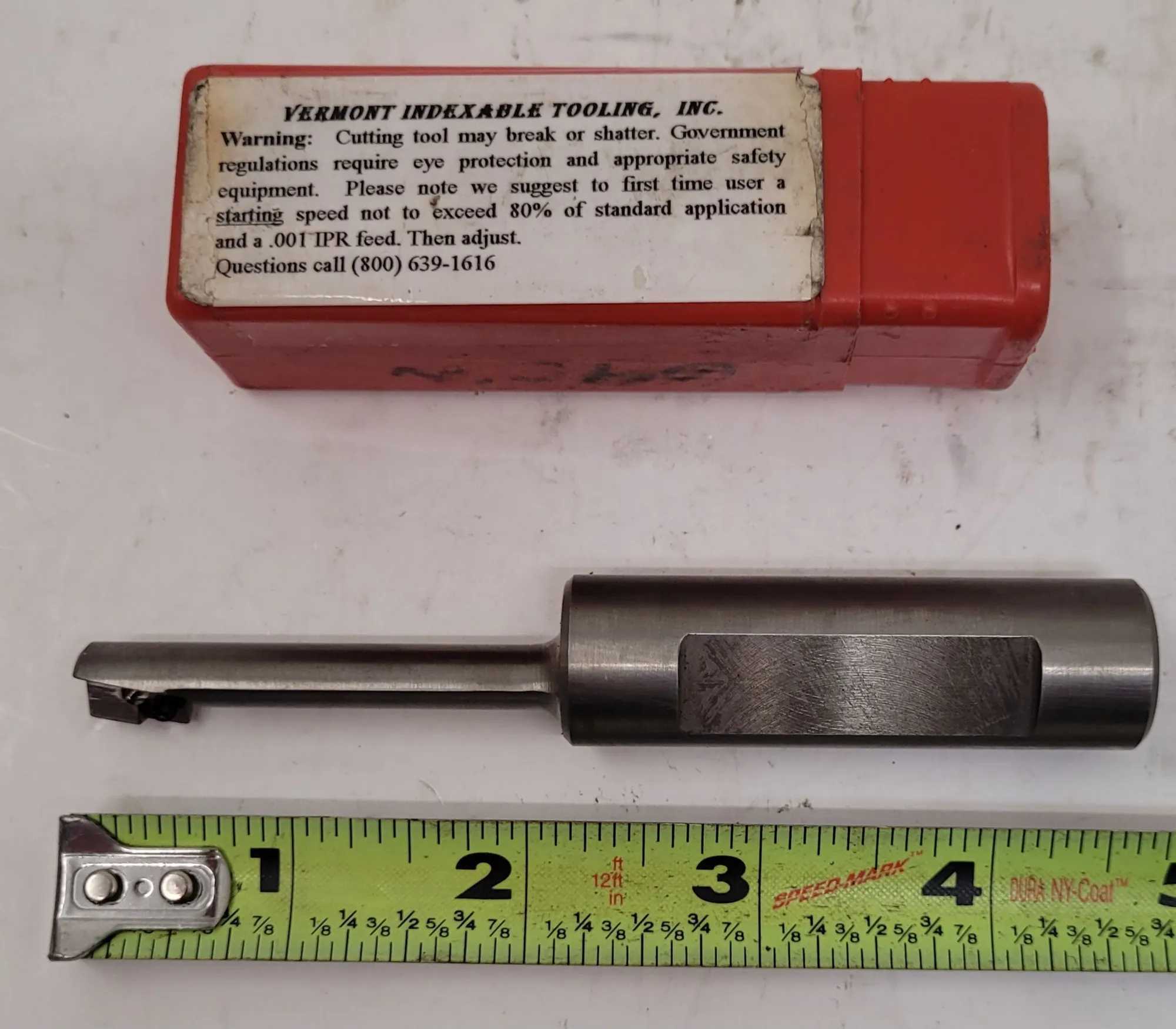 VERMONT INDEXABLE TOOLING V6024D CARBIDE INSERT TOOL - SET OF 2 - MACHINE TOOLING
