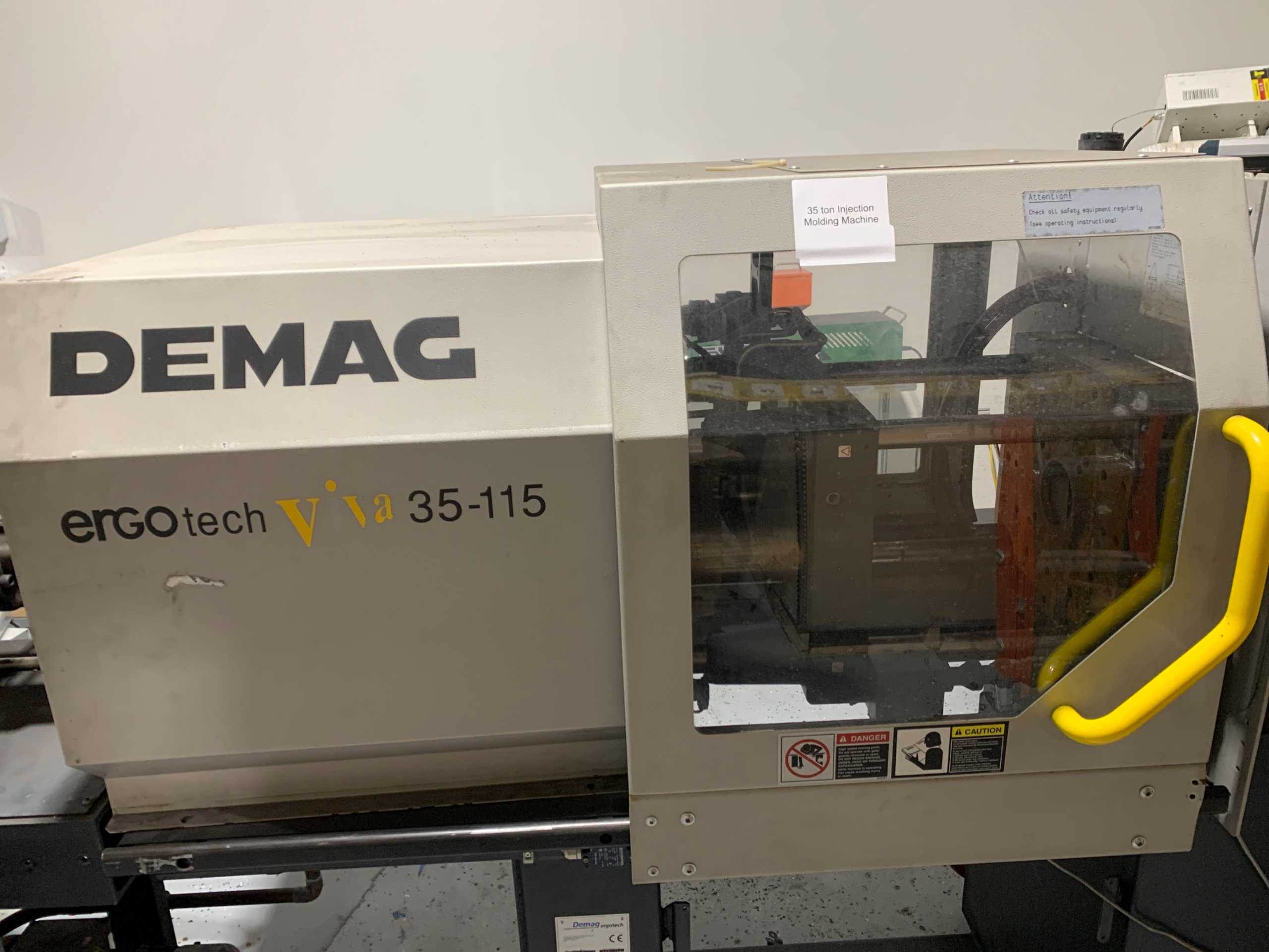 1999 DEMAG ERGOTECH PRO 35 TON INJECTION MOLDING MACHINE - PLASTICS & RUBBER