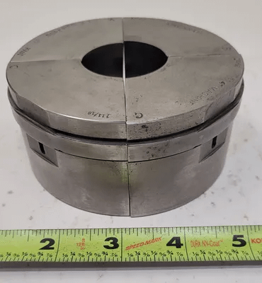 SUPERIOR CINCINNATI COLLET PAD, 1 11/16" S-STYLE EMERGENCY, 2” HEIGHT, NON-SERRATED INTERIOR - MACHINE TOOLING