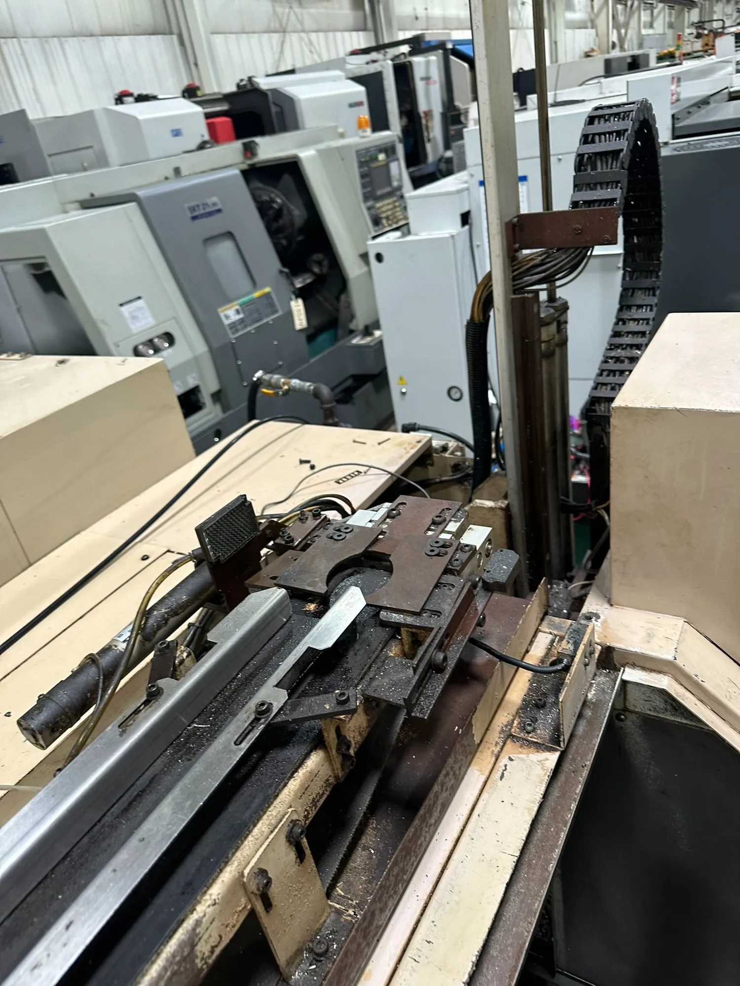 1998 MIYANO LZ-02 CNC LATHE, FANUC 21T, 10-POS TURRET, 5 LIVE TOOLS, 4.7" DIA, 15 HP, 2.4" BORE - CNC LATHES