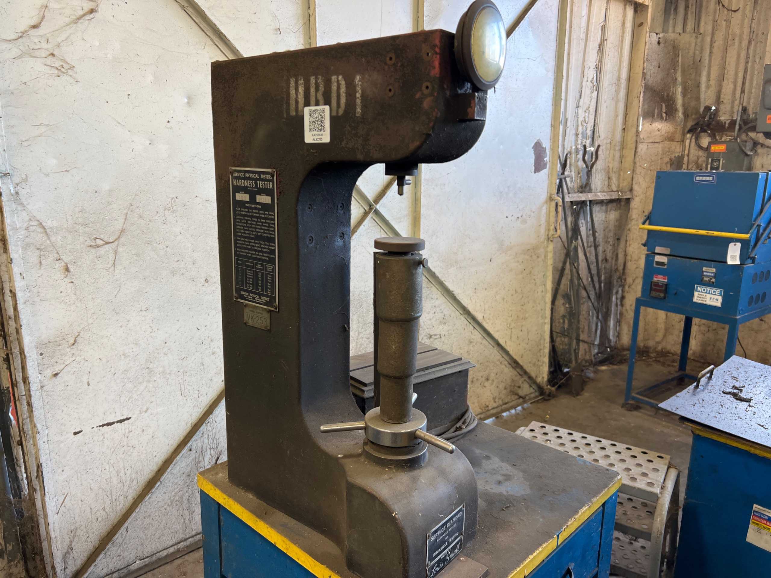 LOUIS SMALL 12B HARDNESS TESTER - HARDNESS TESTERS