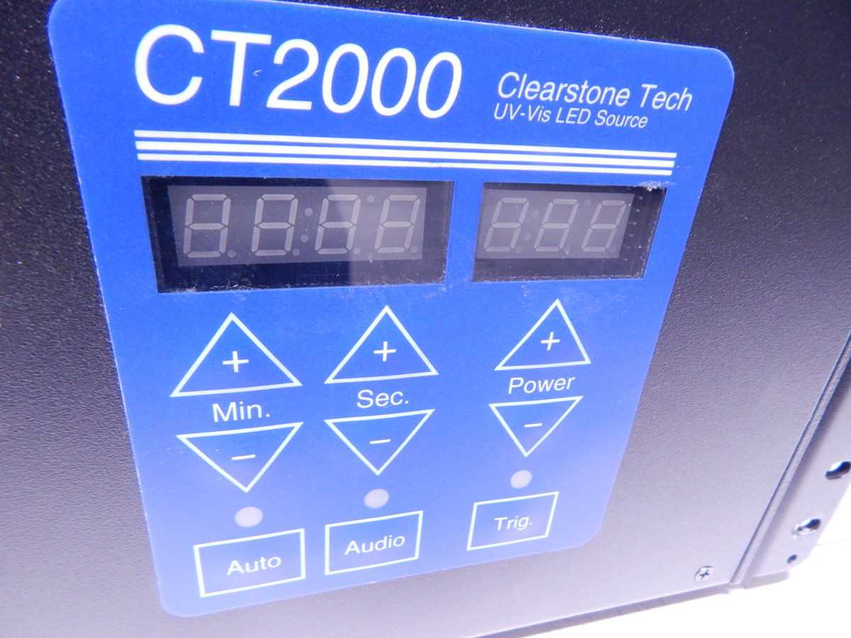 CLEARSTONE TECHNOLOGIES CT2000 UV LIGHT EQUIPMENT, 220 VAC INPUT VOLTAGE - POWER SUPPLIES