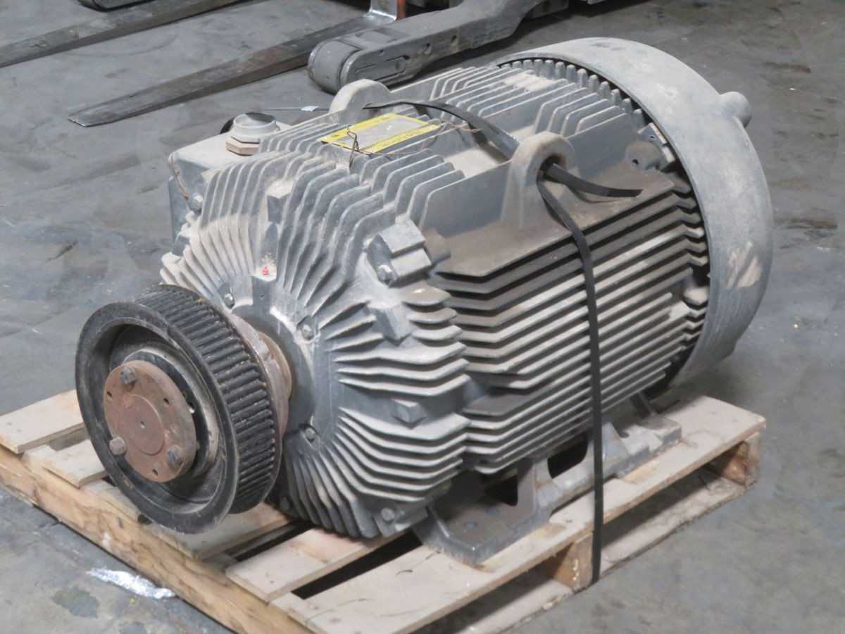 BALDOR ECP84411T-4 AC MOTORS, 125 HP POWER, 460V VOLTAGE, 1800 RPM SPEED, NEMA 445T FRAME - AC MOTOR