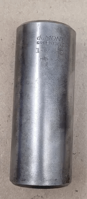 DUMONT KEYSEATER BROACH BUSHING 1-9/16-D OAL 4” OVERALL DIAMETER 1-9/16” STYLE D SLOT 9/16" - MACHINE TOOLING