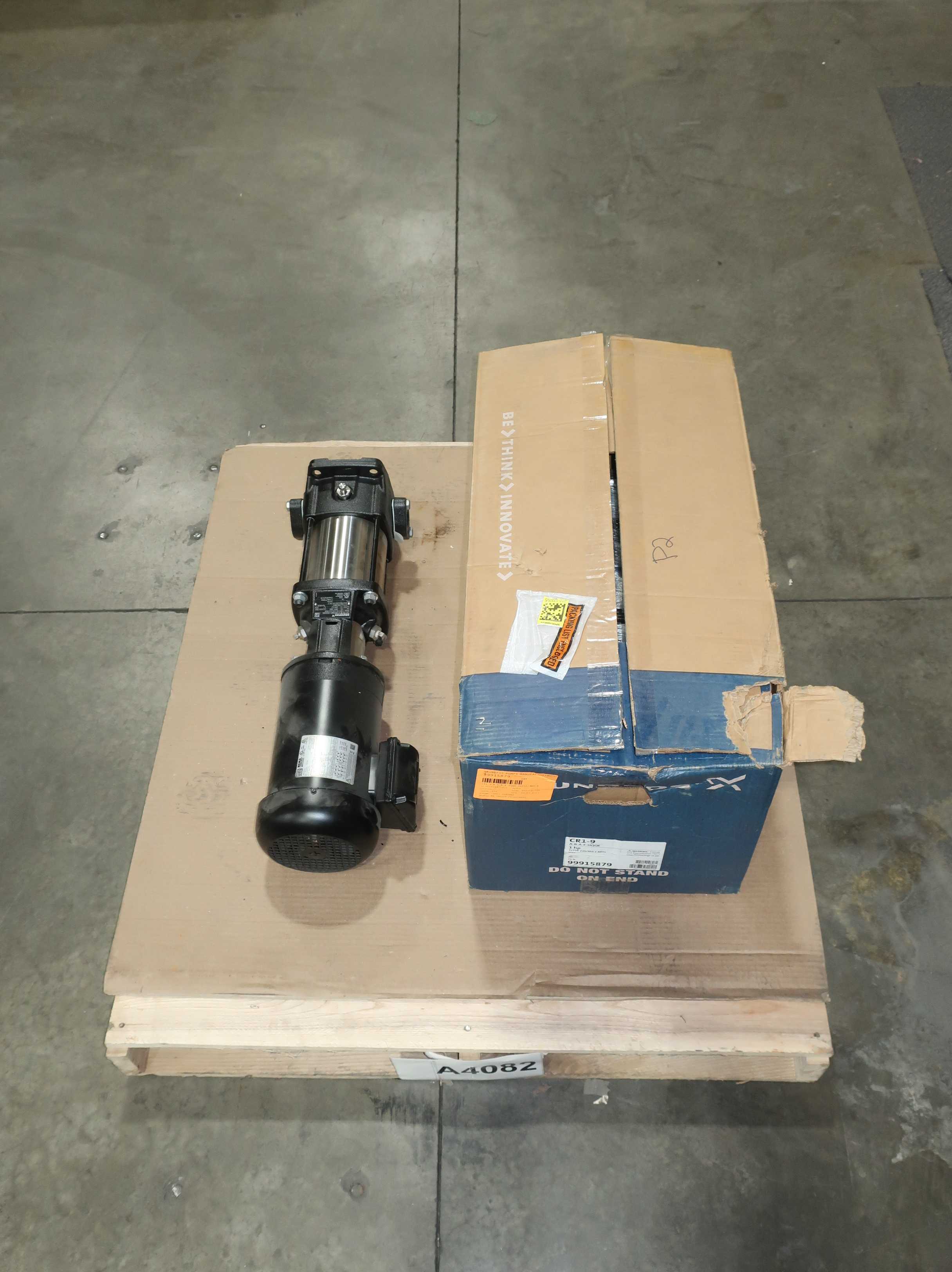 LOT OF 2 GRUNDFOS VERTICAL PUMPS, RPM 3484, GPM 9.7 - VERTICAL PUMP