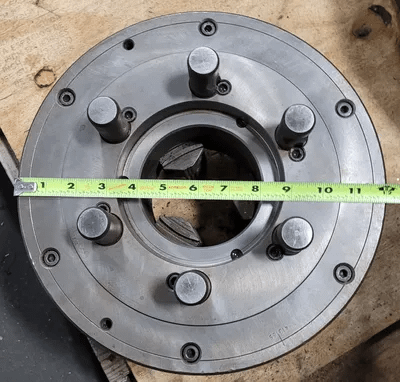 SCA 12IN 3 JAW CHUCK D1-8 MOUNT - MACHINING TOOLING & PARTS