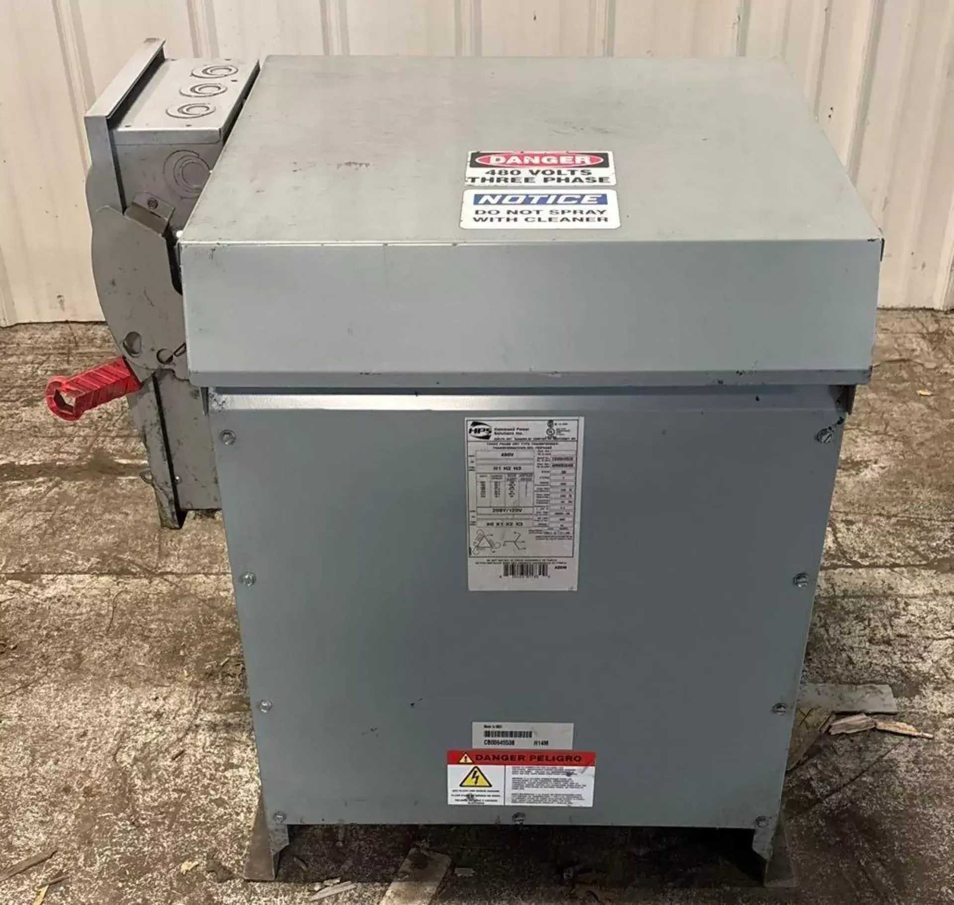 HAMMOND POWER SOLUTIONS NMK030KB TRANSFORMER, 30 KVA, 480V DELTA TO 208Y/120V, 3PH, NEMA 3R - DRY TRANSFORMERS