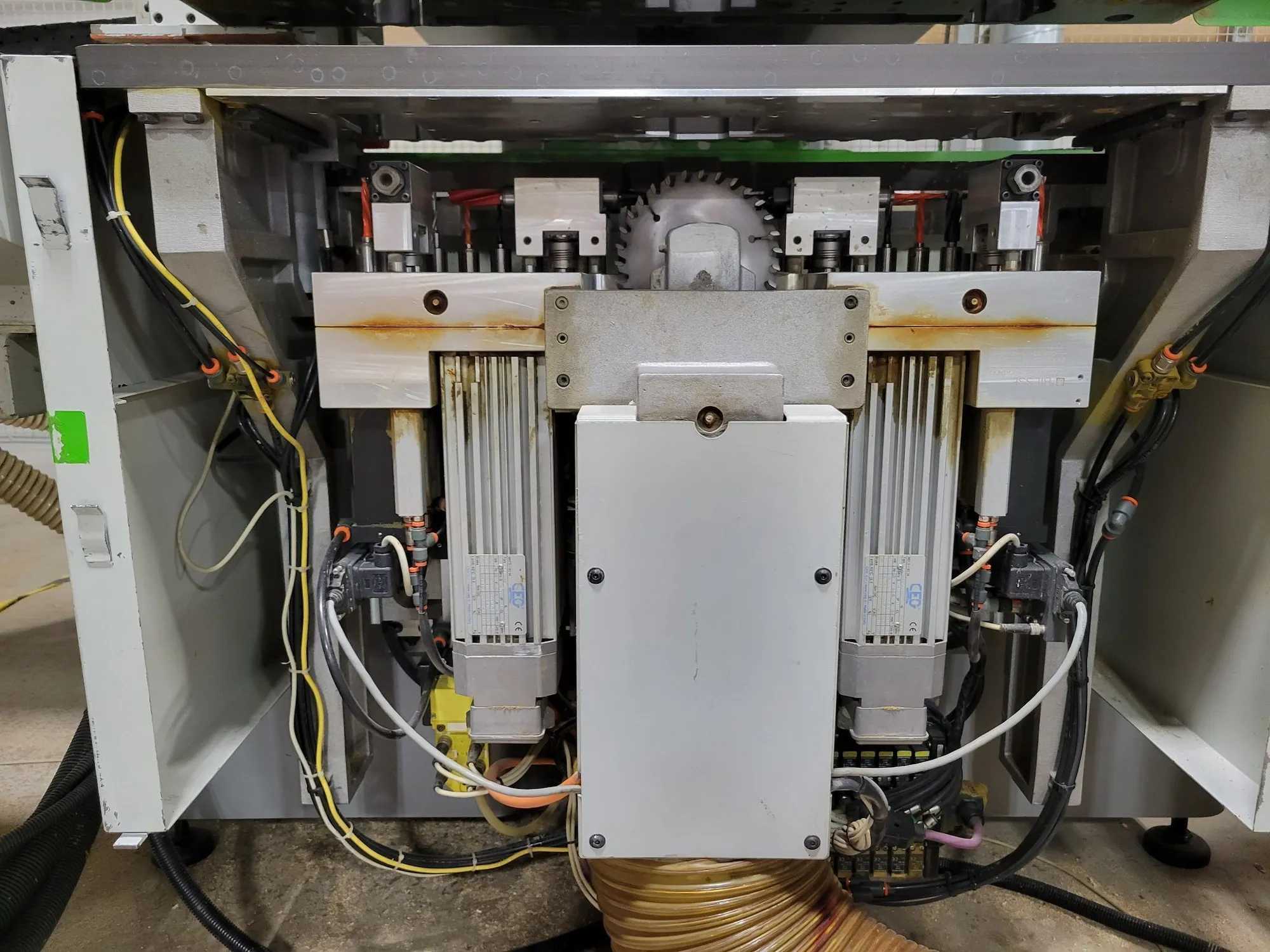 2006 BIESSE SKIPPER 100 CNC THROUGHFEED DRILLING AND MACHINING CENTER, 4.8HP, DOUBLE-SIDED - CNC MACHINING CENTERS